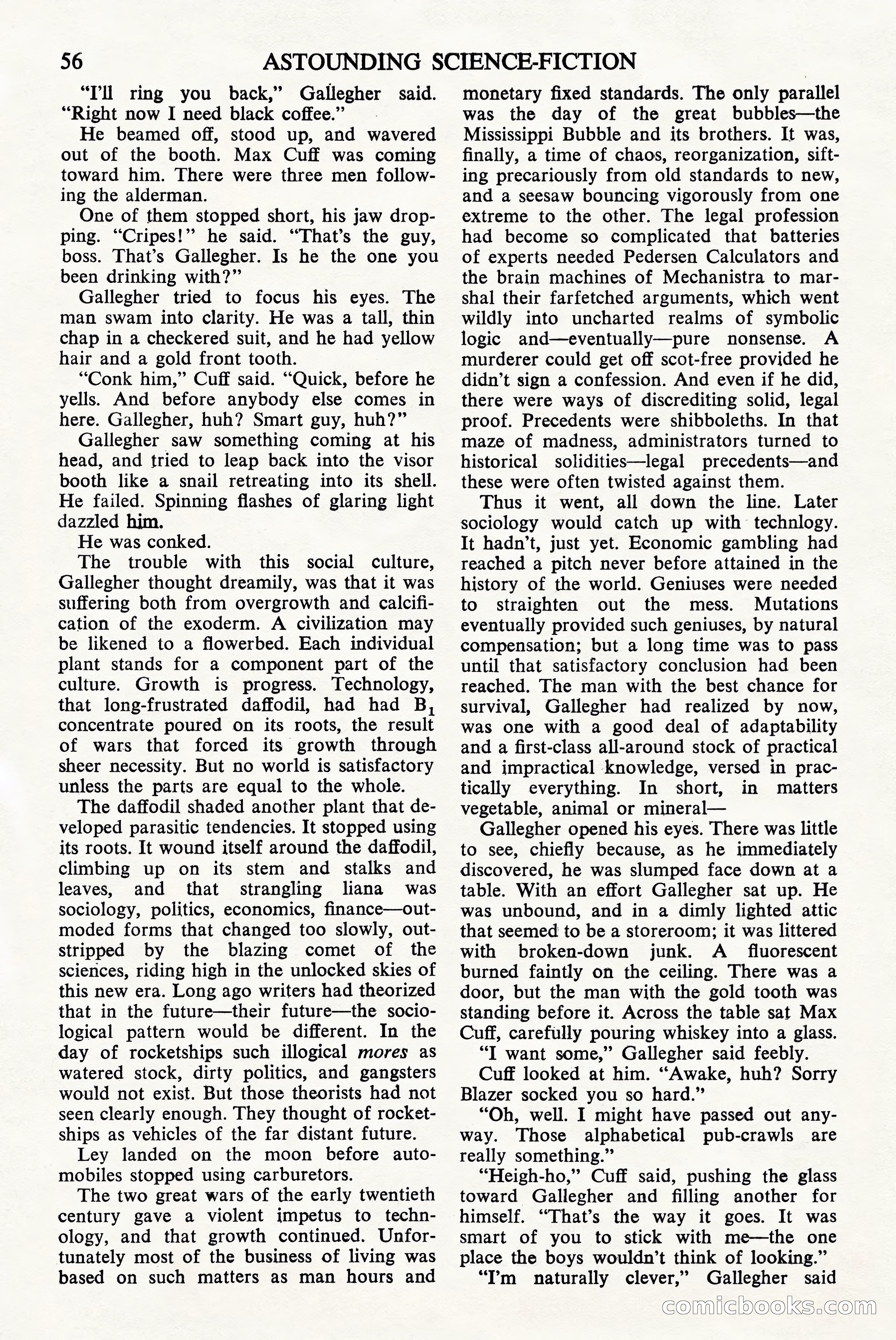 Astounding Science Fiction, British Edition — page 58 of 68