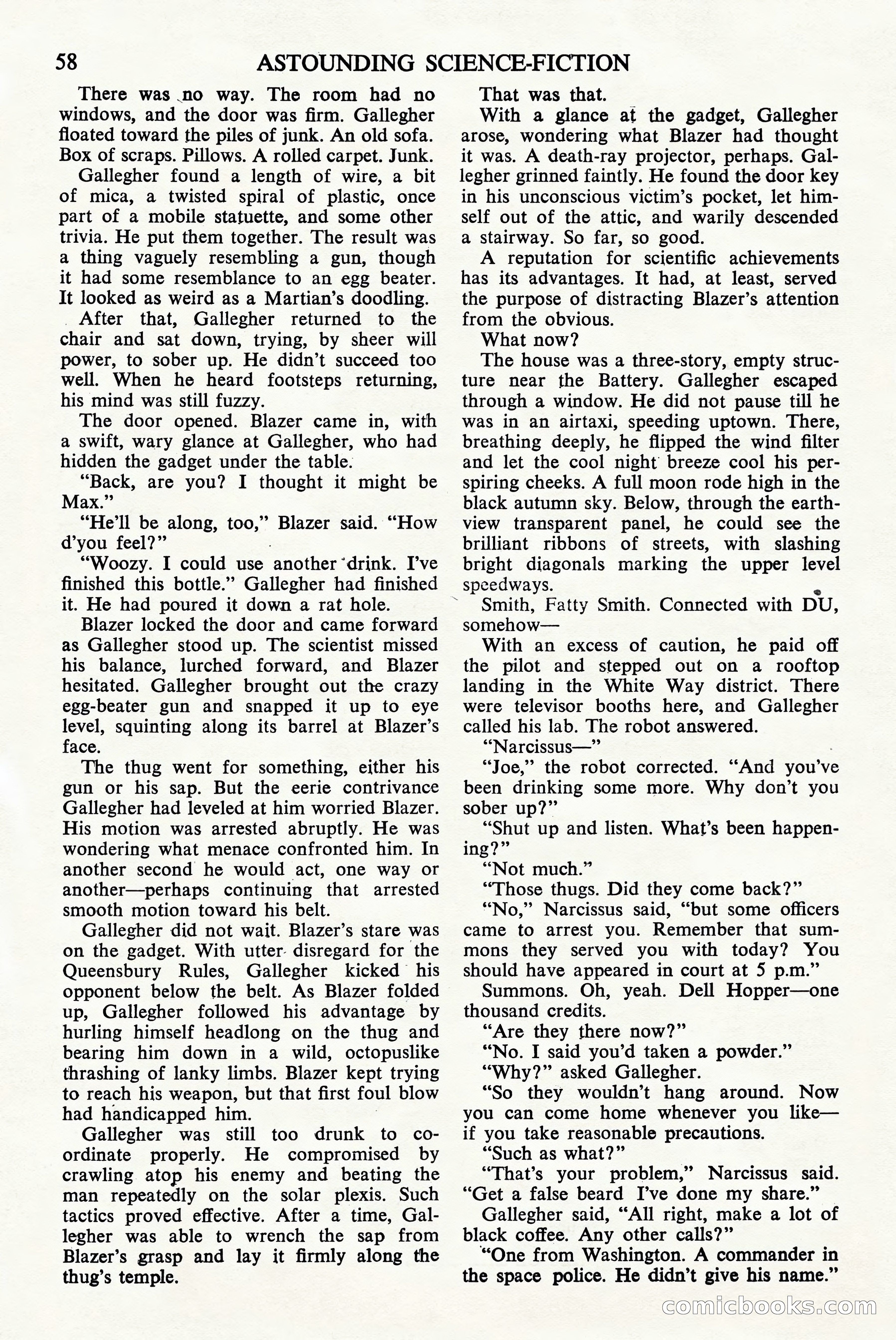 Astounding Science Fiction, British Edition — page 60 of 68