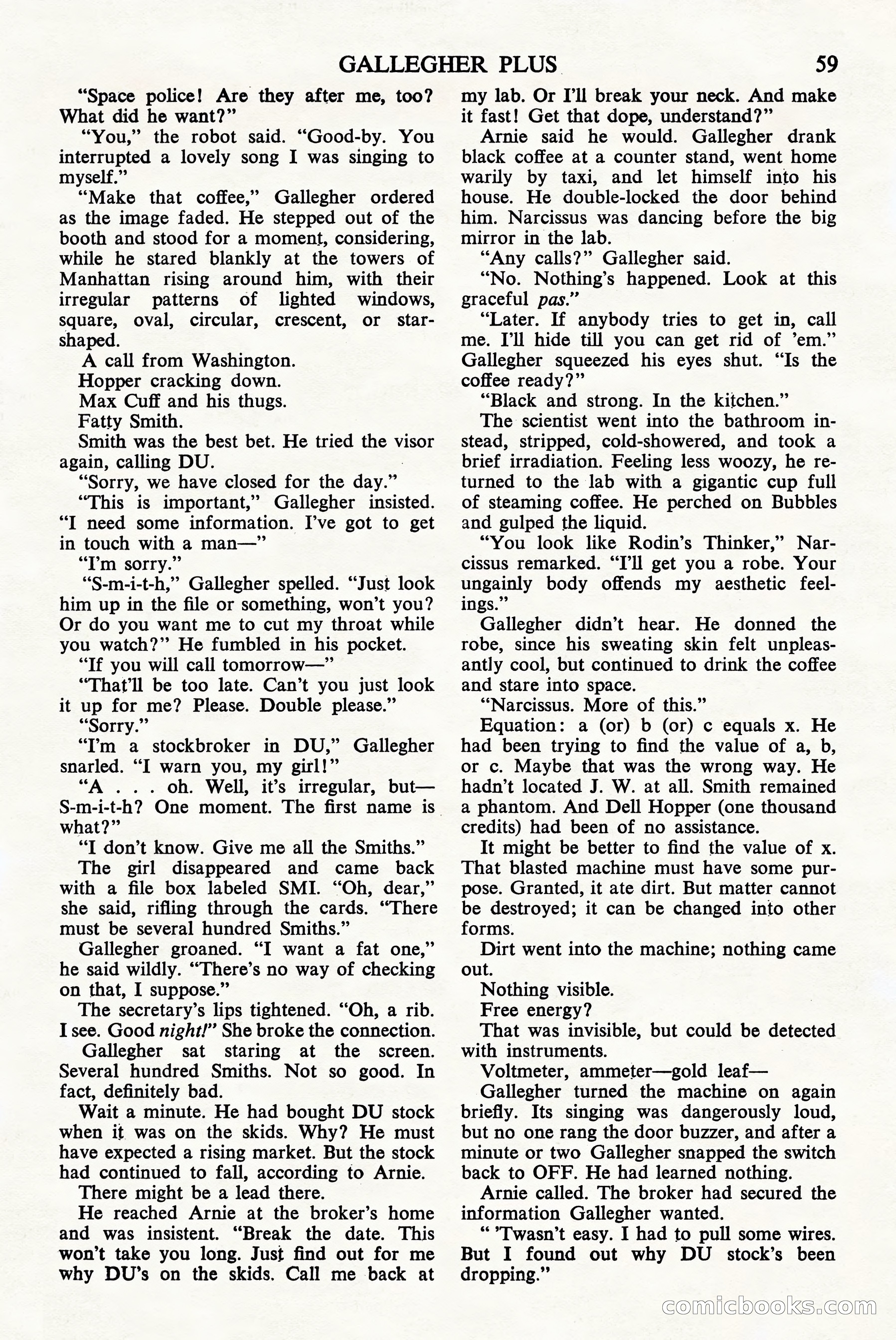 Astounding Science Fiction, British Edition — page 61 of 68