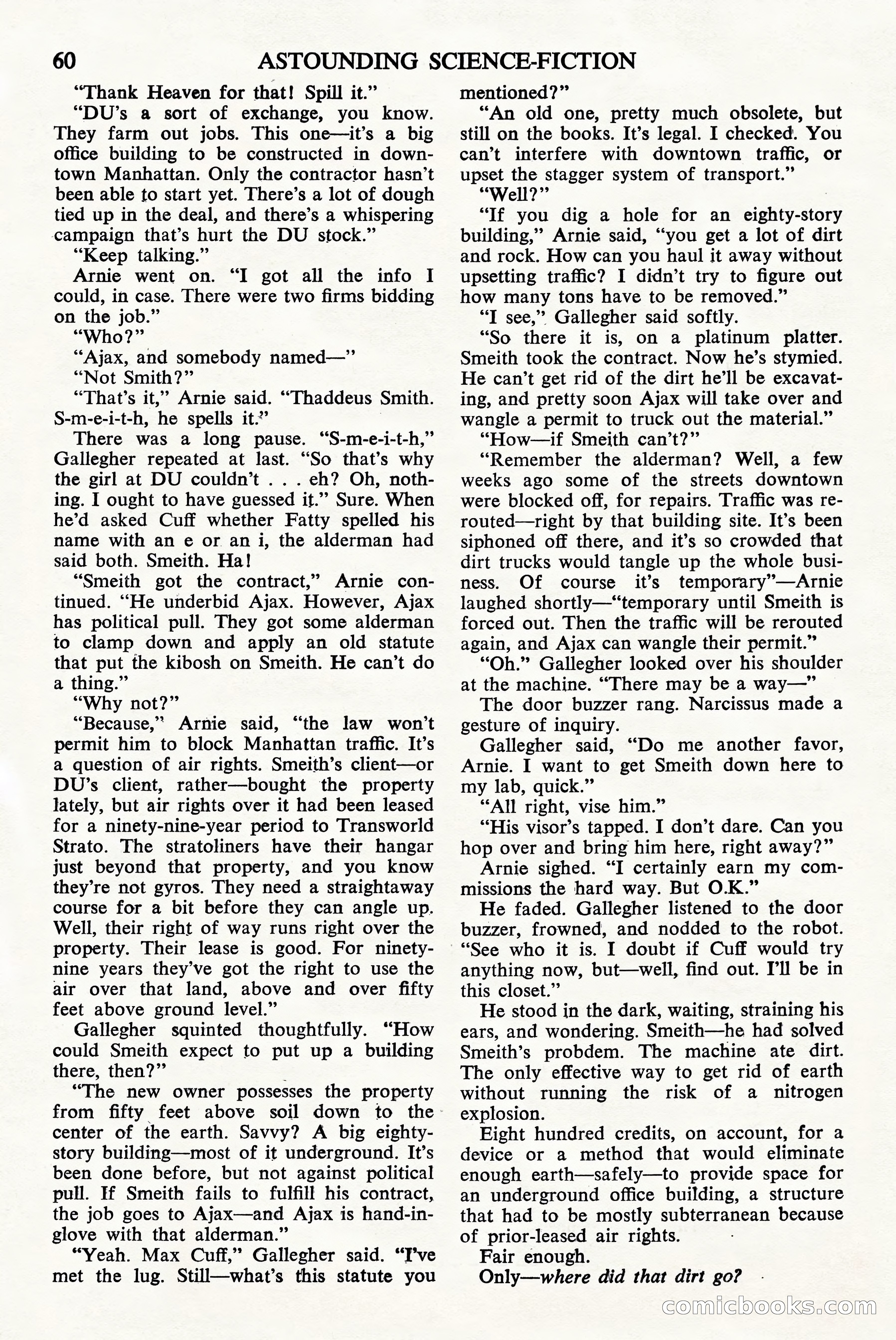 Astounding Science Fiction, British Edition — page 62 of 68