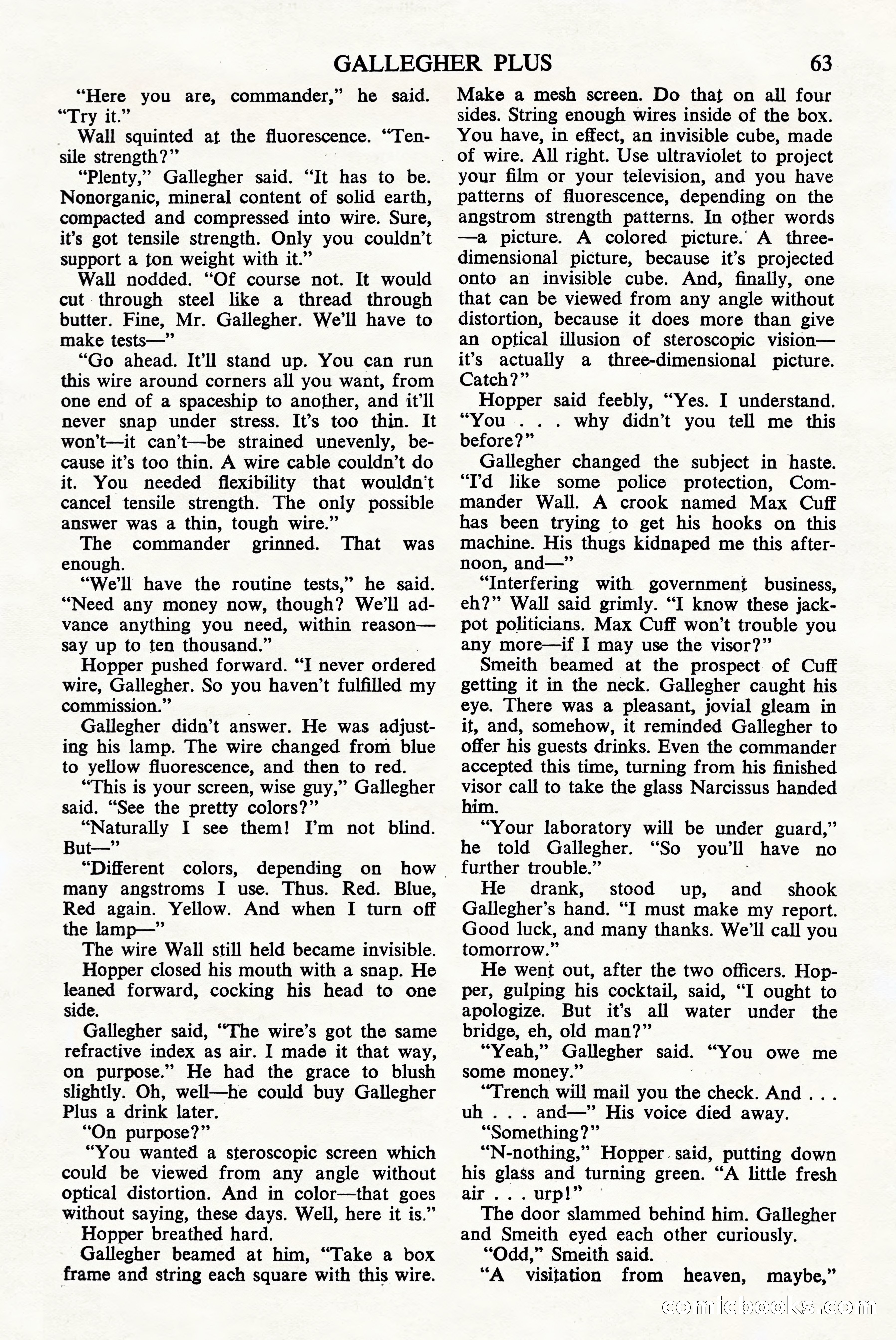 Astounding Science Fiction, British Edition — page 65 of 68