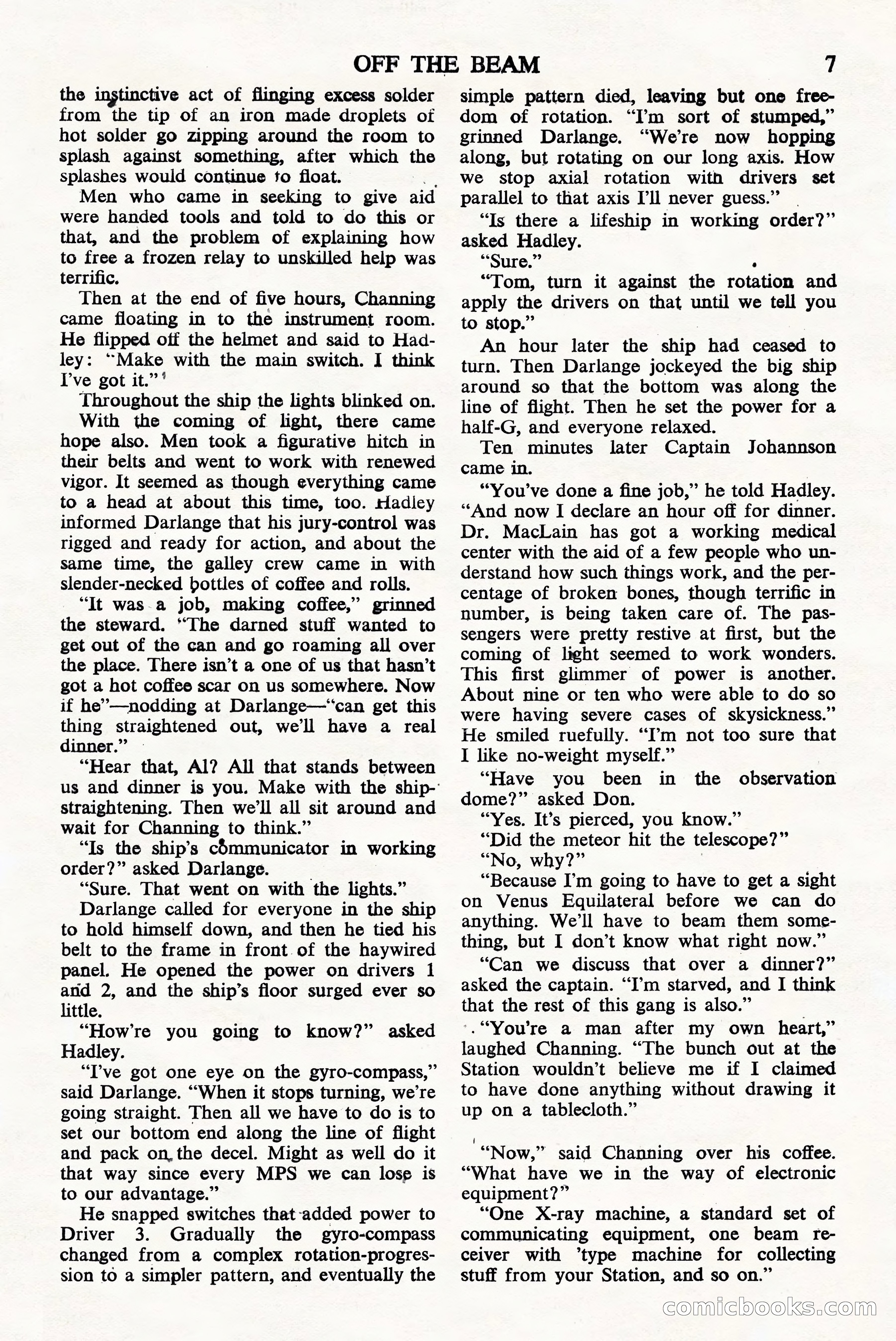 Astounding Science Fiction, British Edition — page 9 of 68