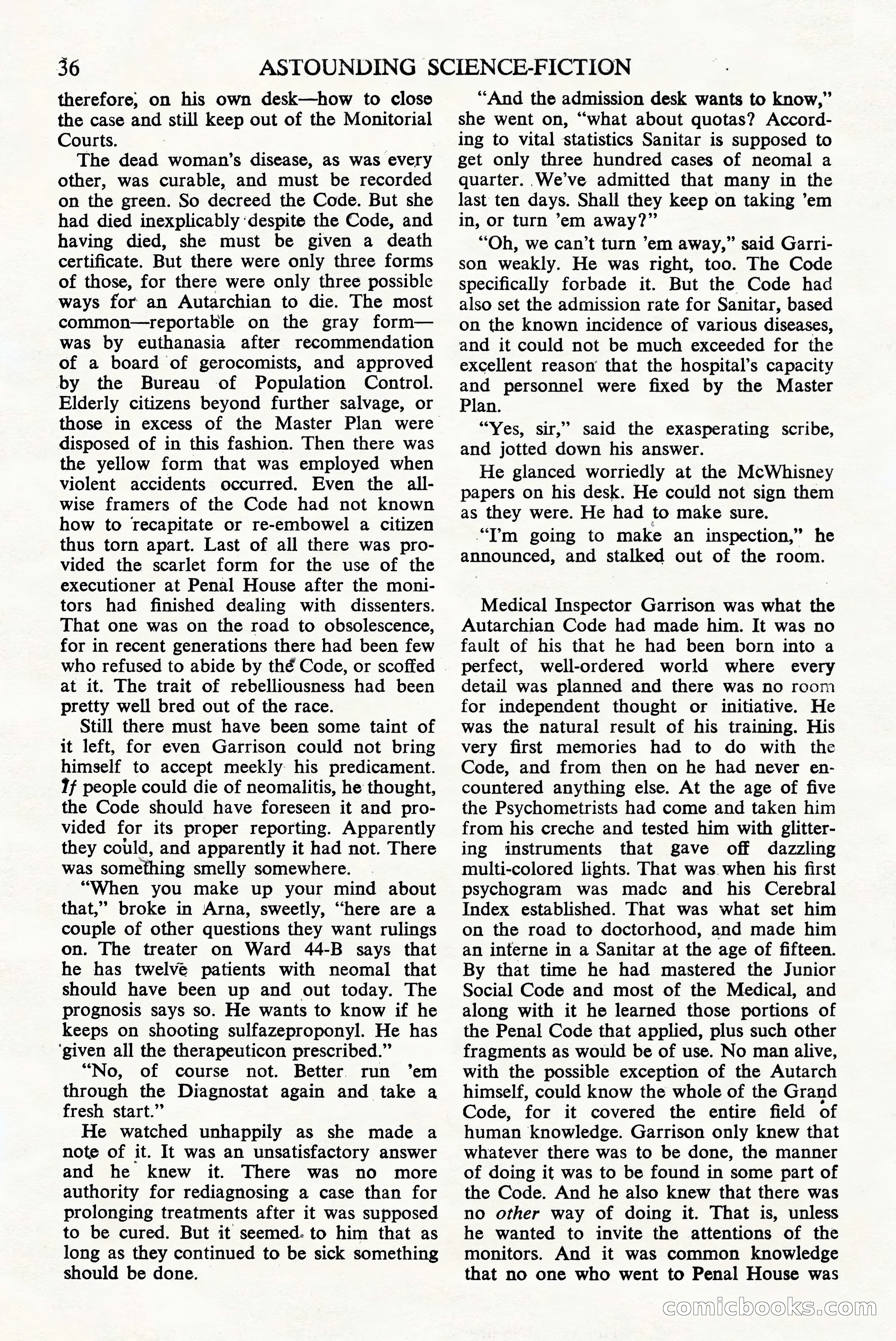 Astounding Science Fiction, British Edition — page 38 of 68