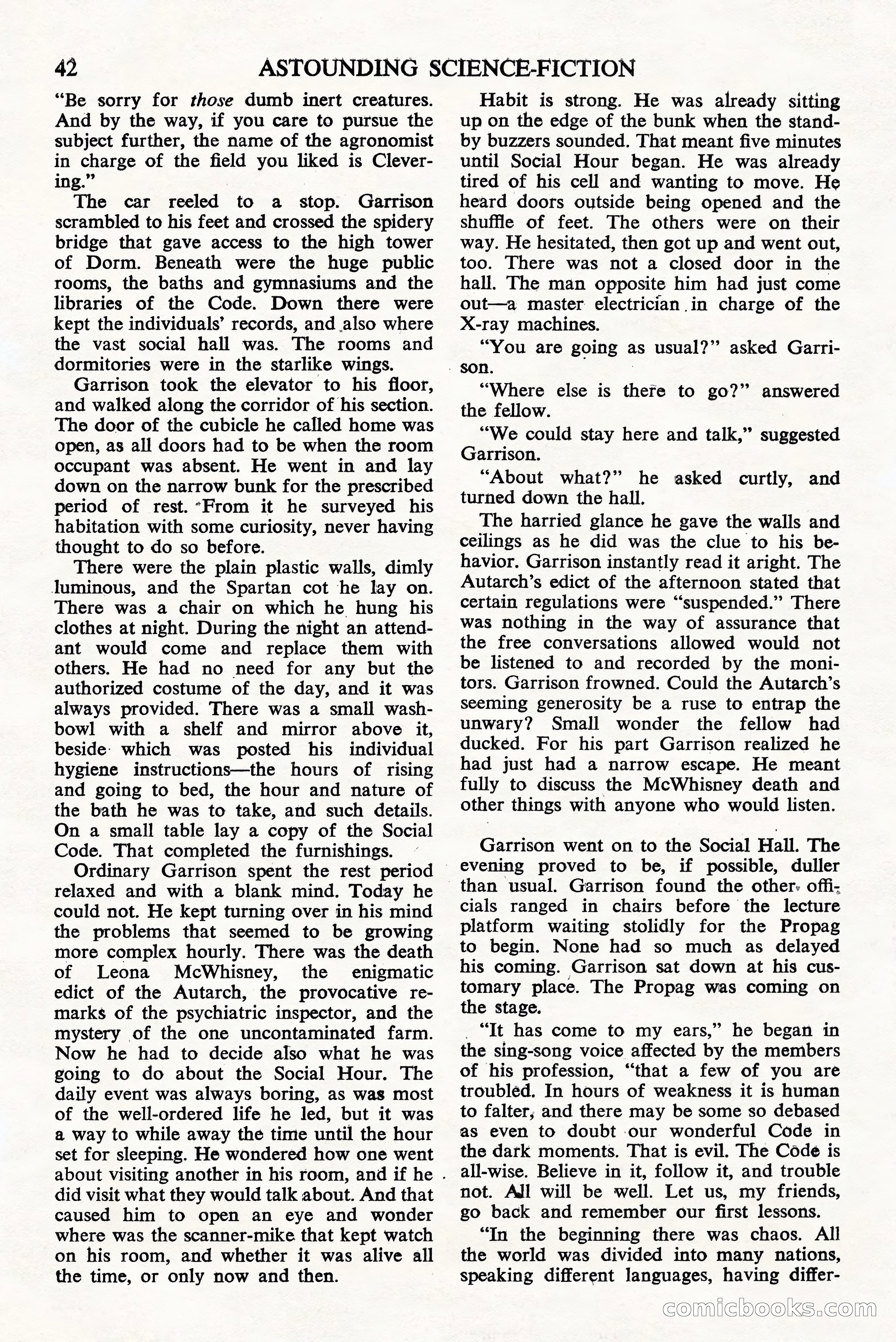Astounding Science Fiction, British Edition — page 44 of 68