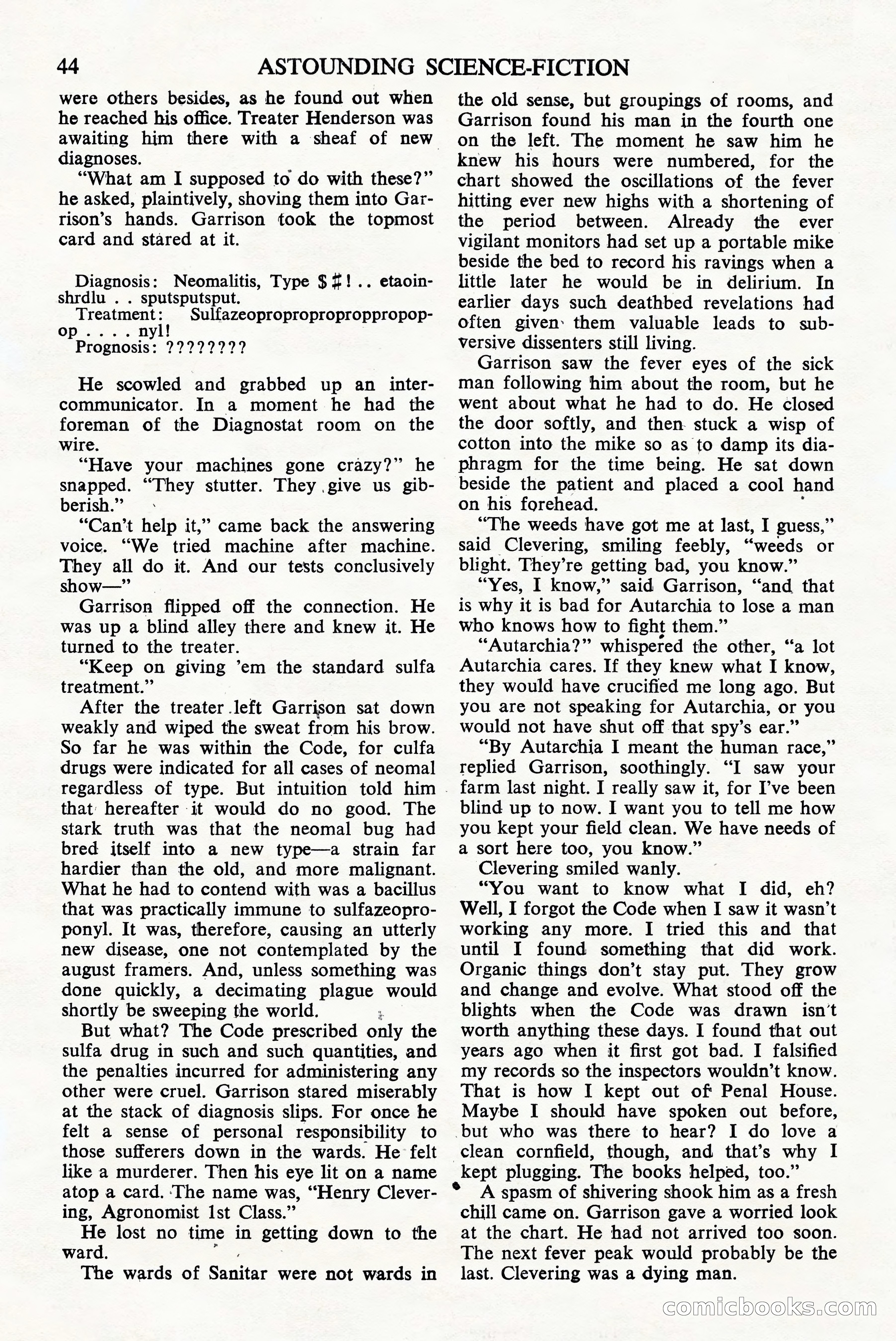 Astounding Science Fiction, British Edition — page 46 of 68