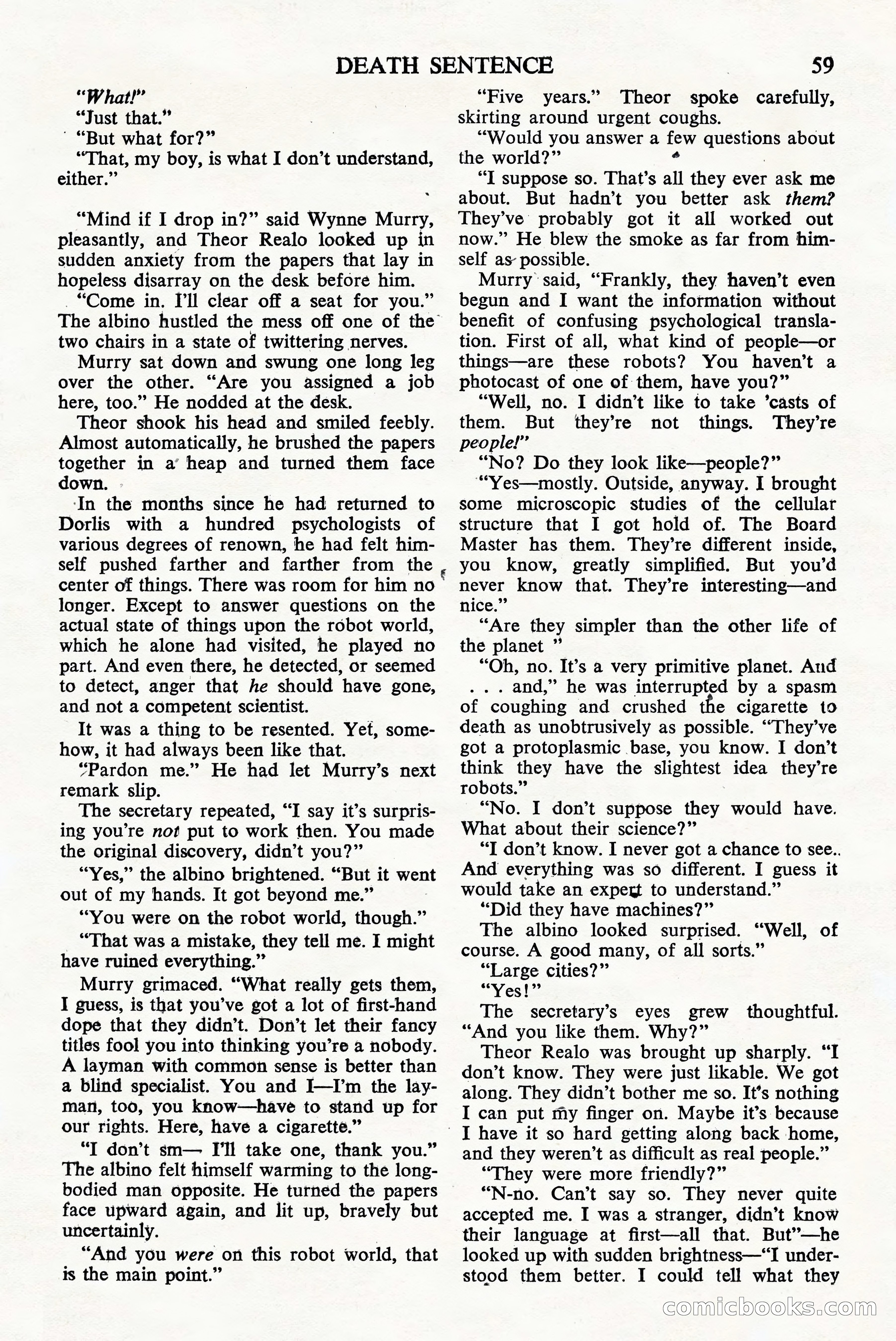 Astounding Science Fiction, British Edition — page 61 of 68