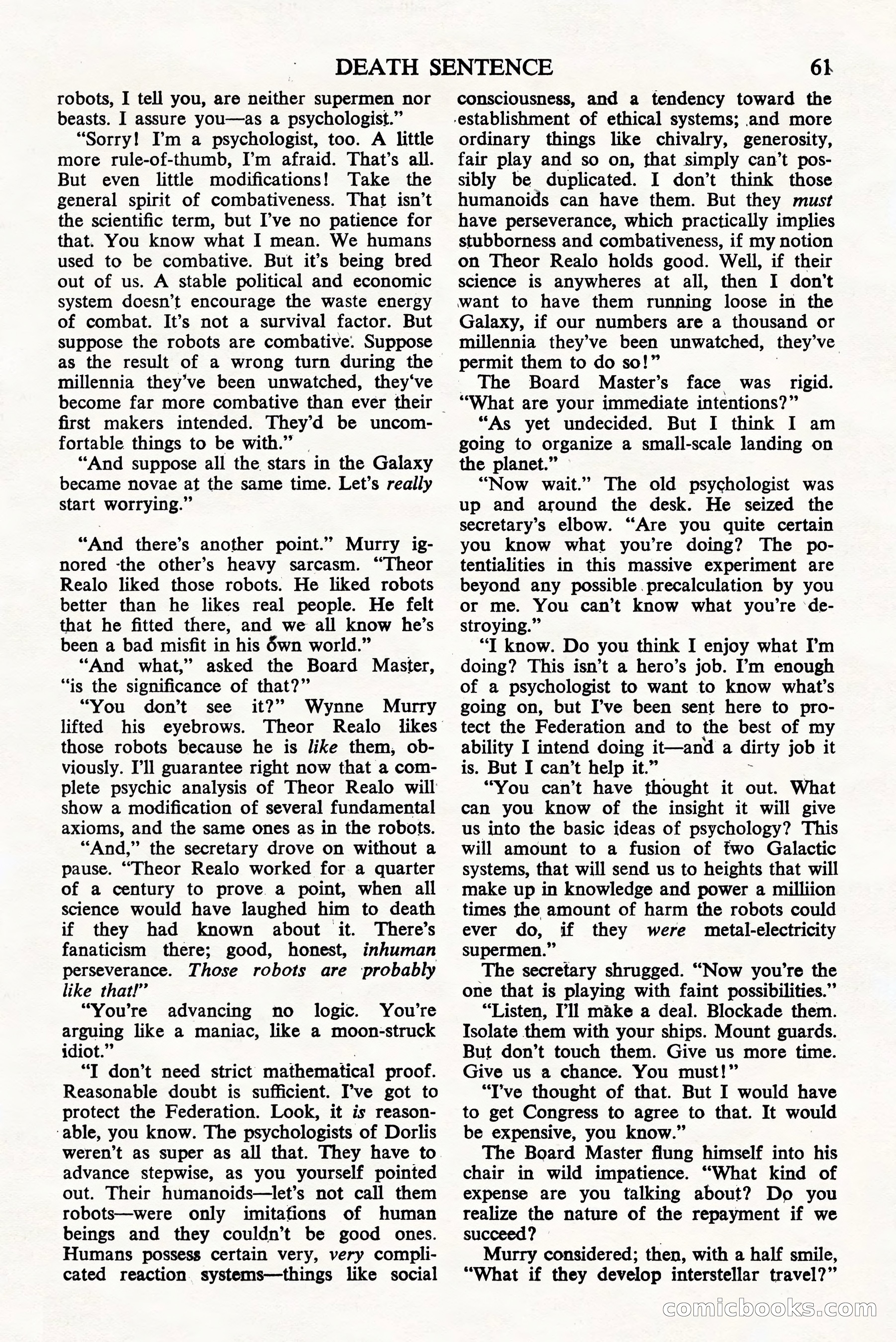 Astounding Science Fiction, British Edition — page 63 of 68