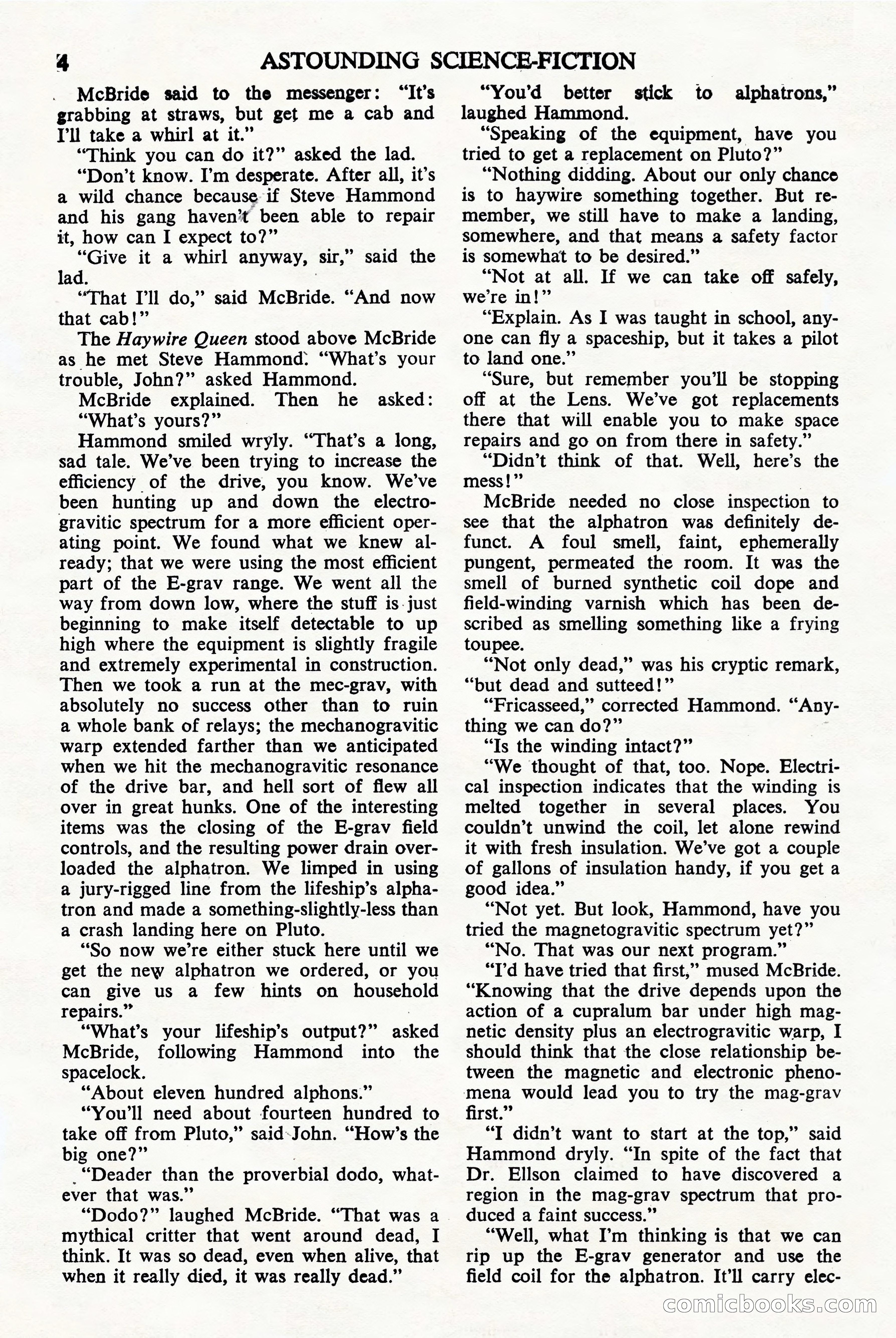 Astounding Science Fiction, British Edition — page 6 of 68