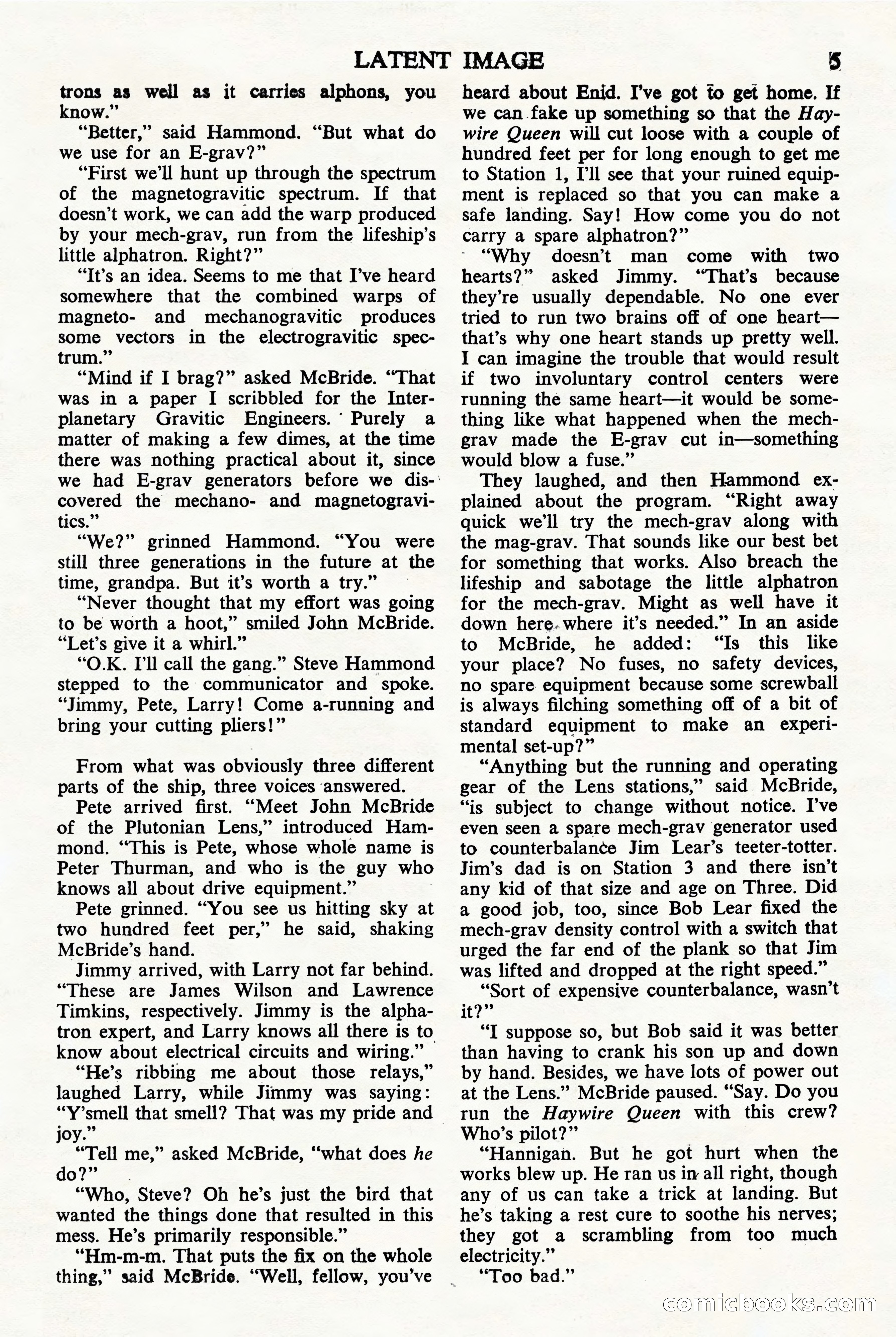 Astounding Science Fiction, British Edition — page 7 of 68