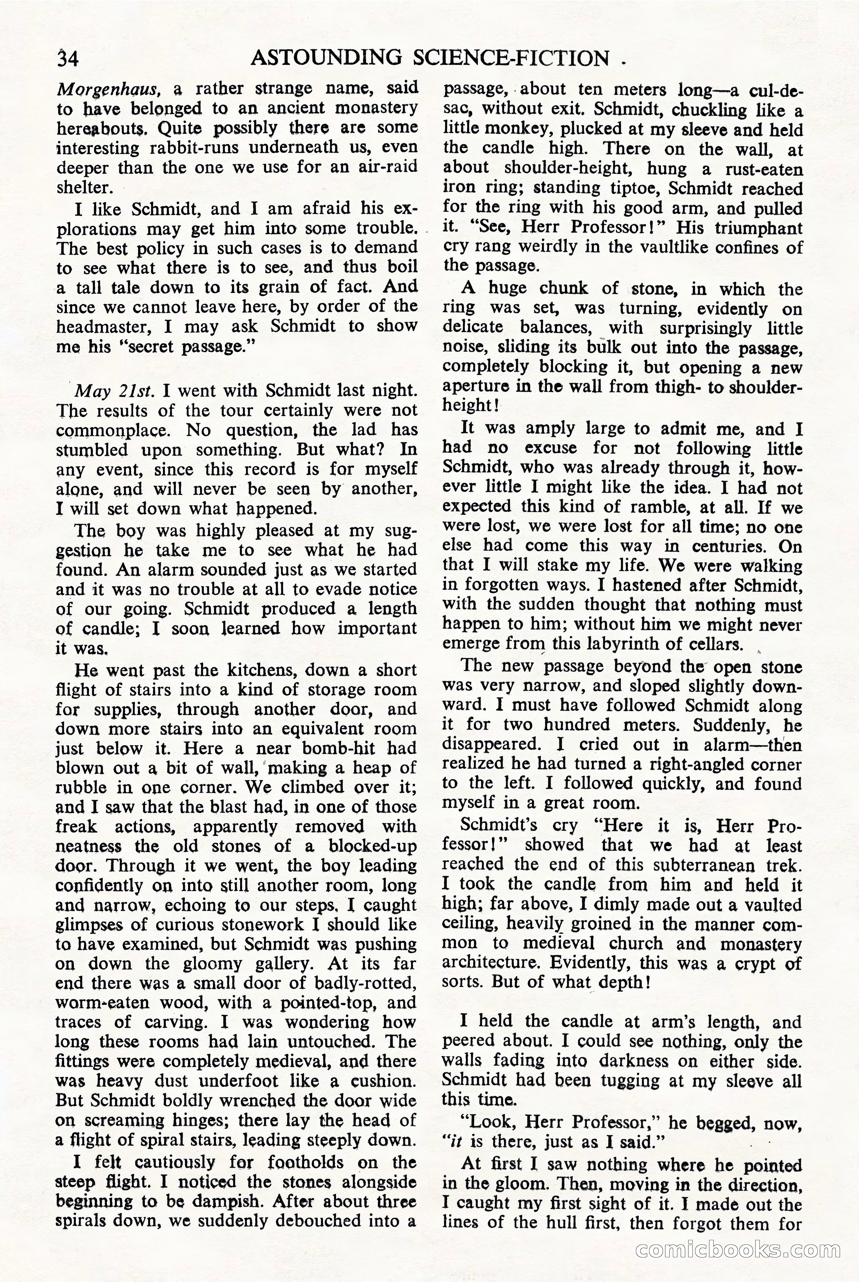 Astounding Science Fiction, British Edition — page 36 of 68