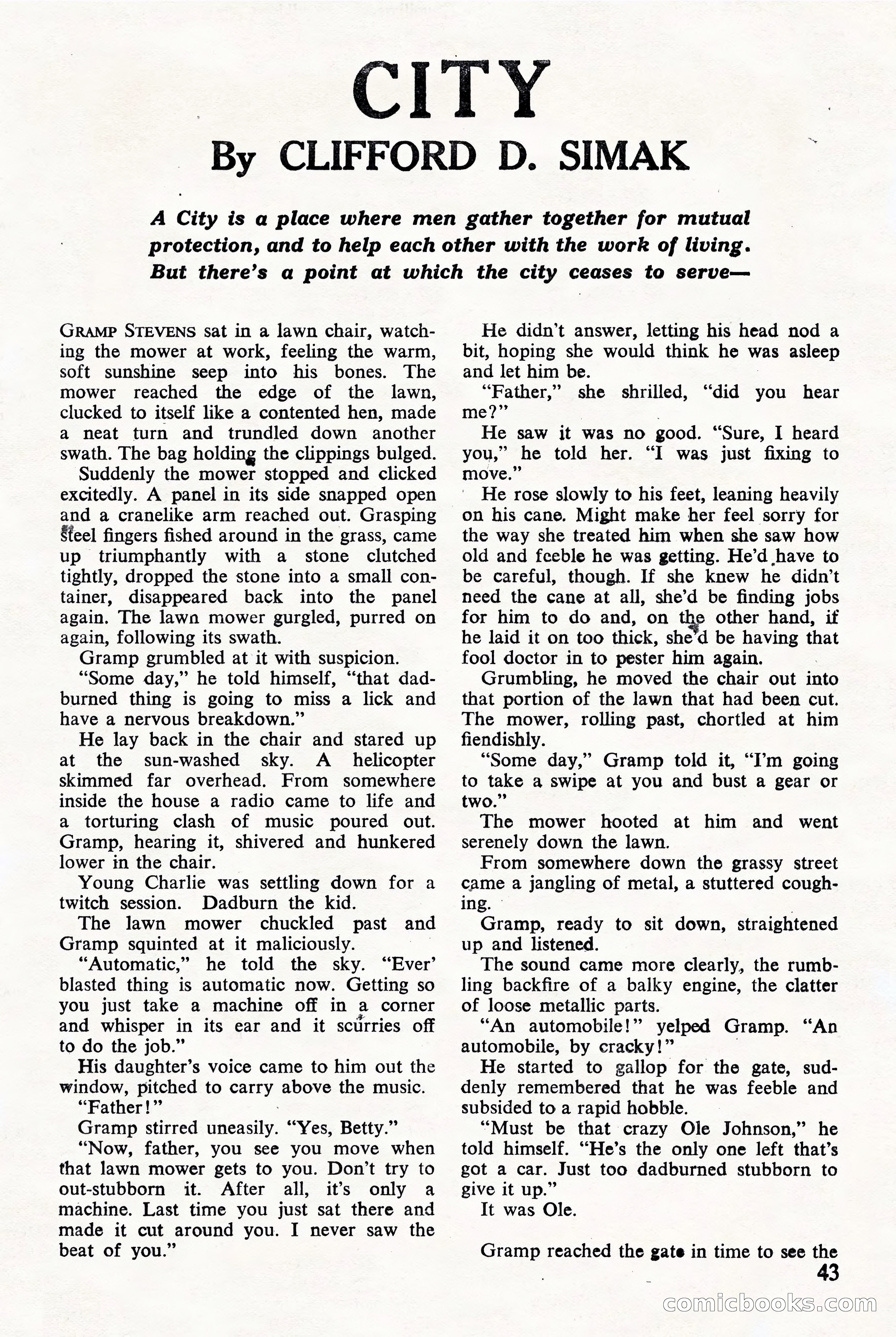 Astounding Science Fiction, British Edition — page 45 of 68