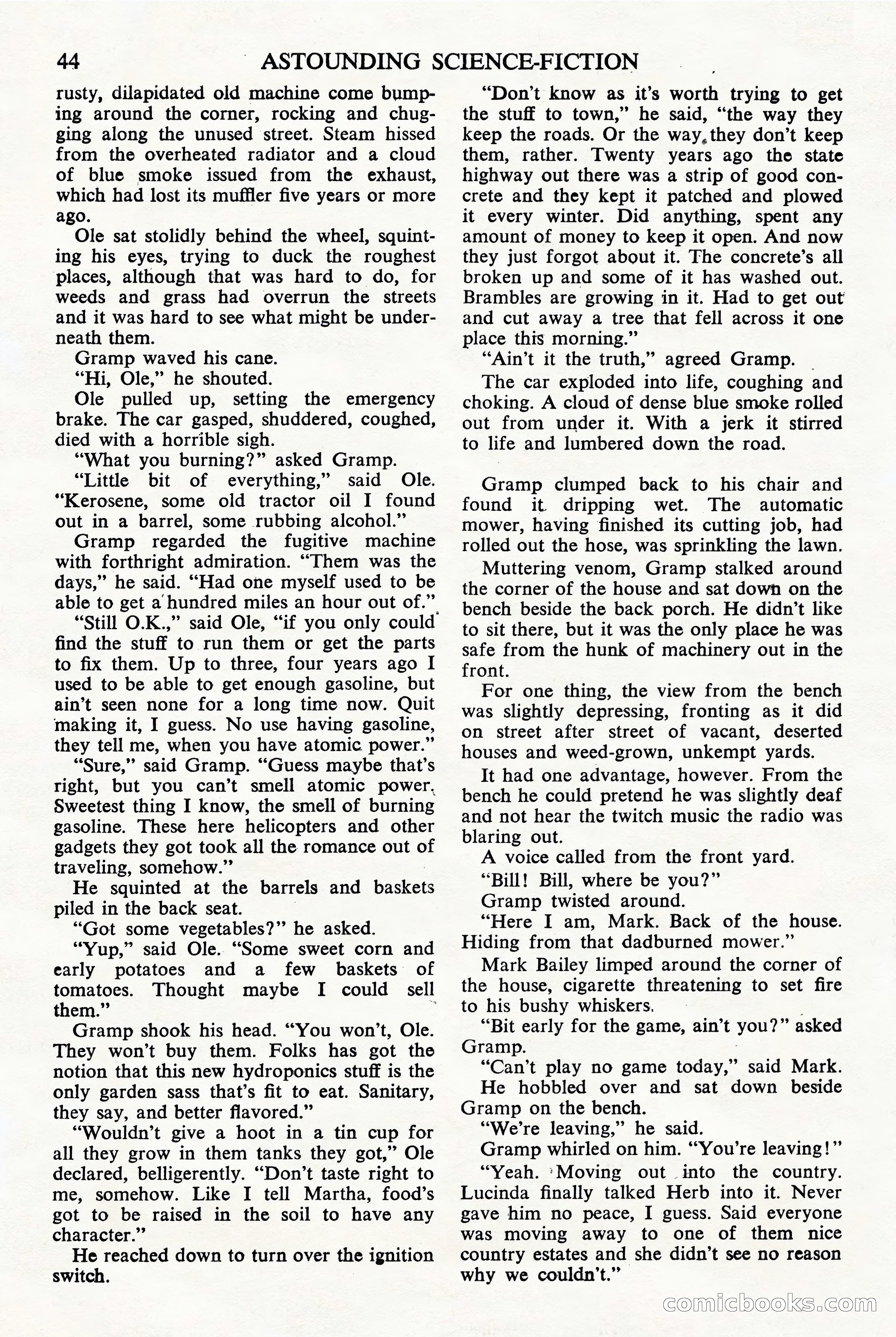 Astounding Science Fiction, British Edition — page 46 of 68