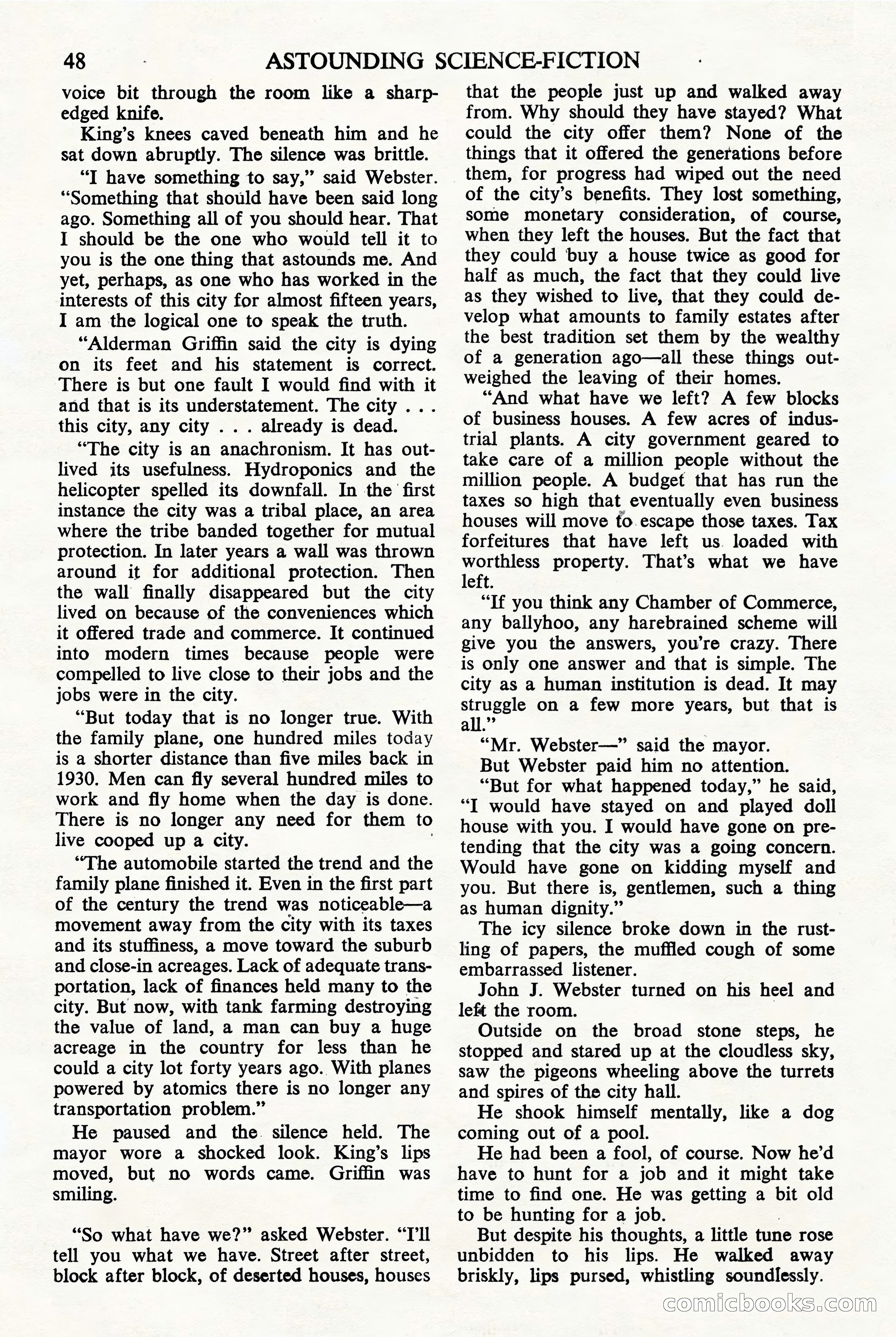 Astounding Science Fiction, British Edition — page 50 of 68