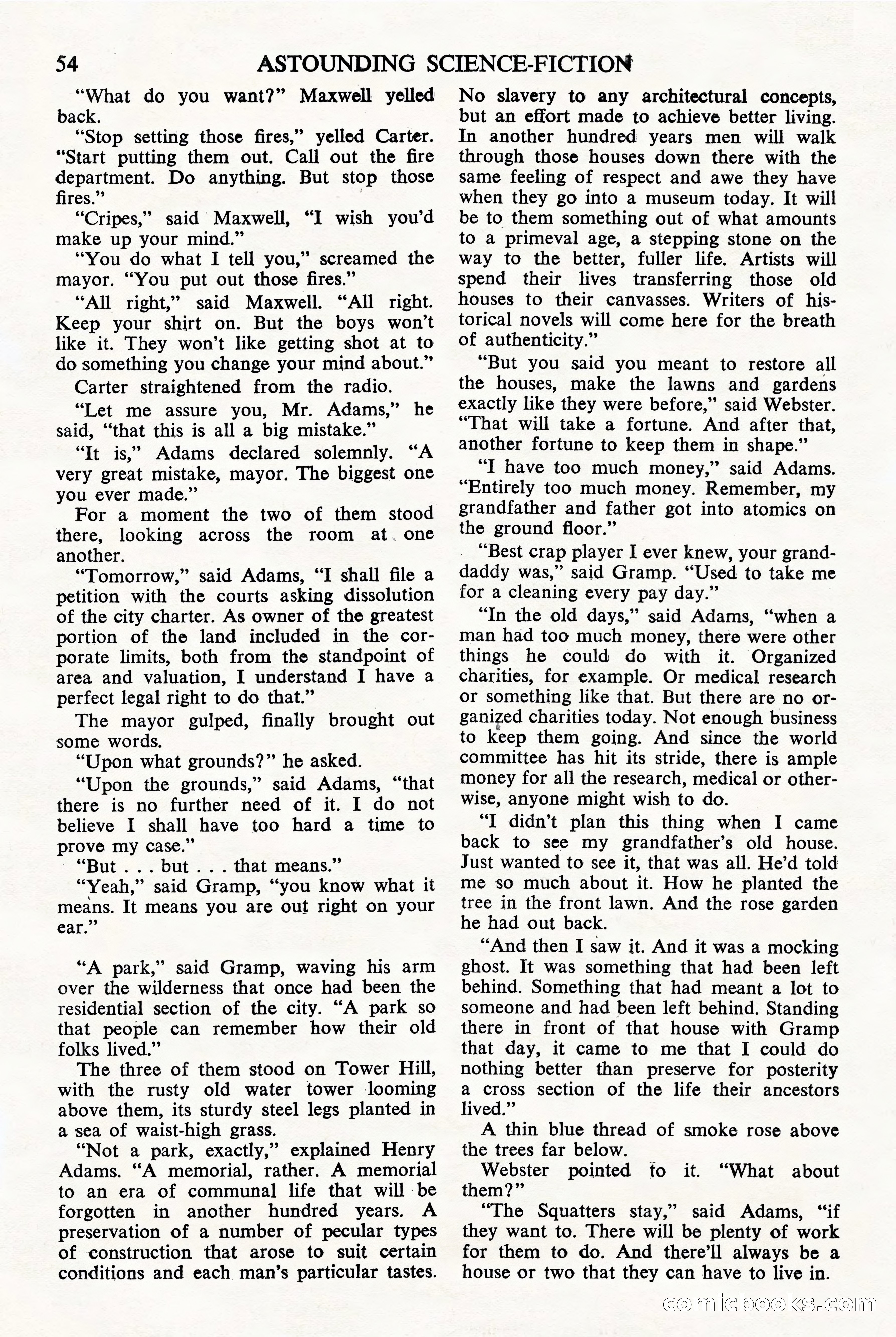 Astounding Science Fiction, British Edition — page 56 of 68
