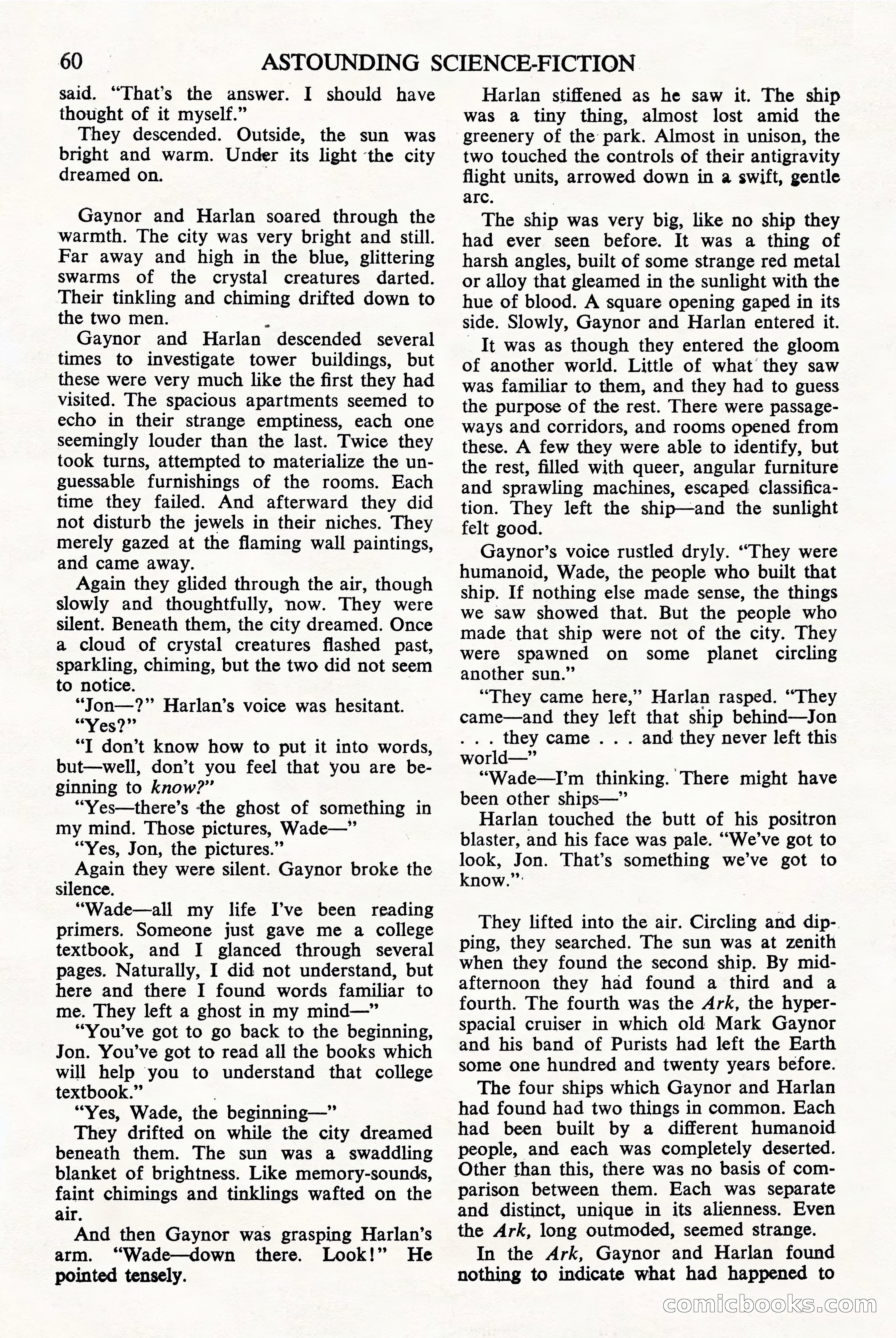 Astounding Science Fiction, British Edition — page 62 of 68