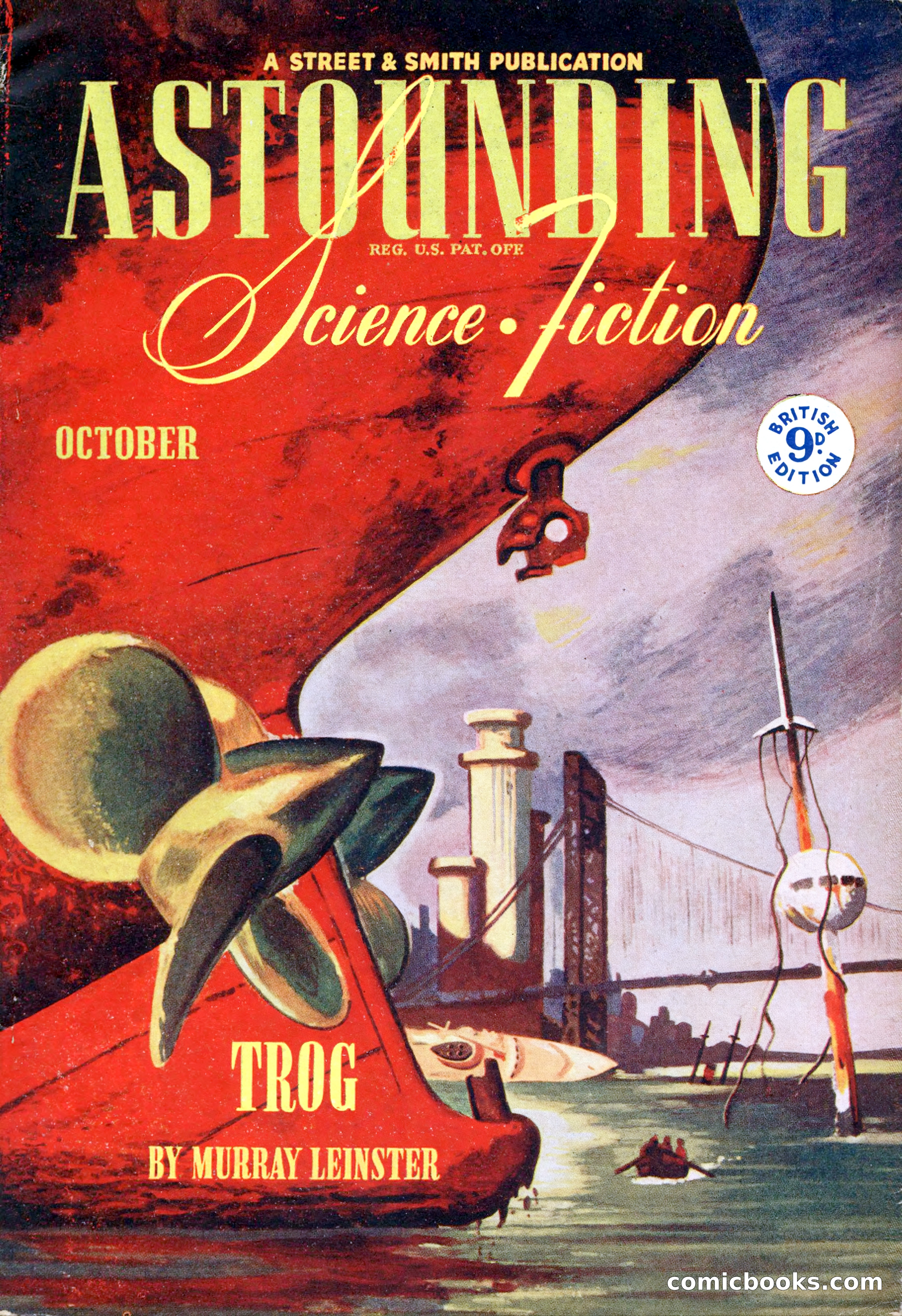 Astounding Science Fiction, British Edition (October 1944) — page 1 of 68