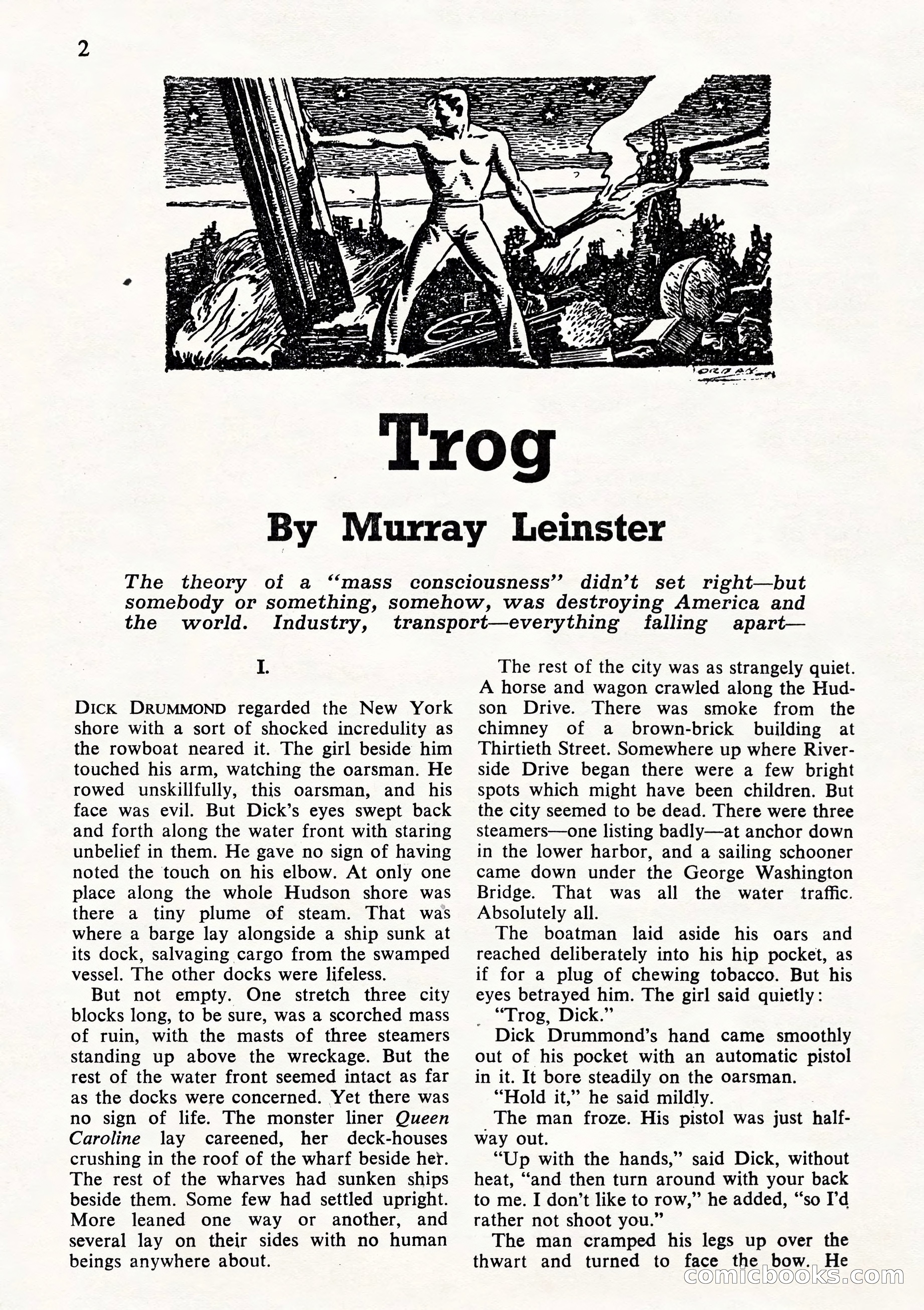 Astounding Science Fiction, British Edition (October 1944) — page 4 of 68