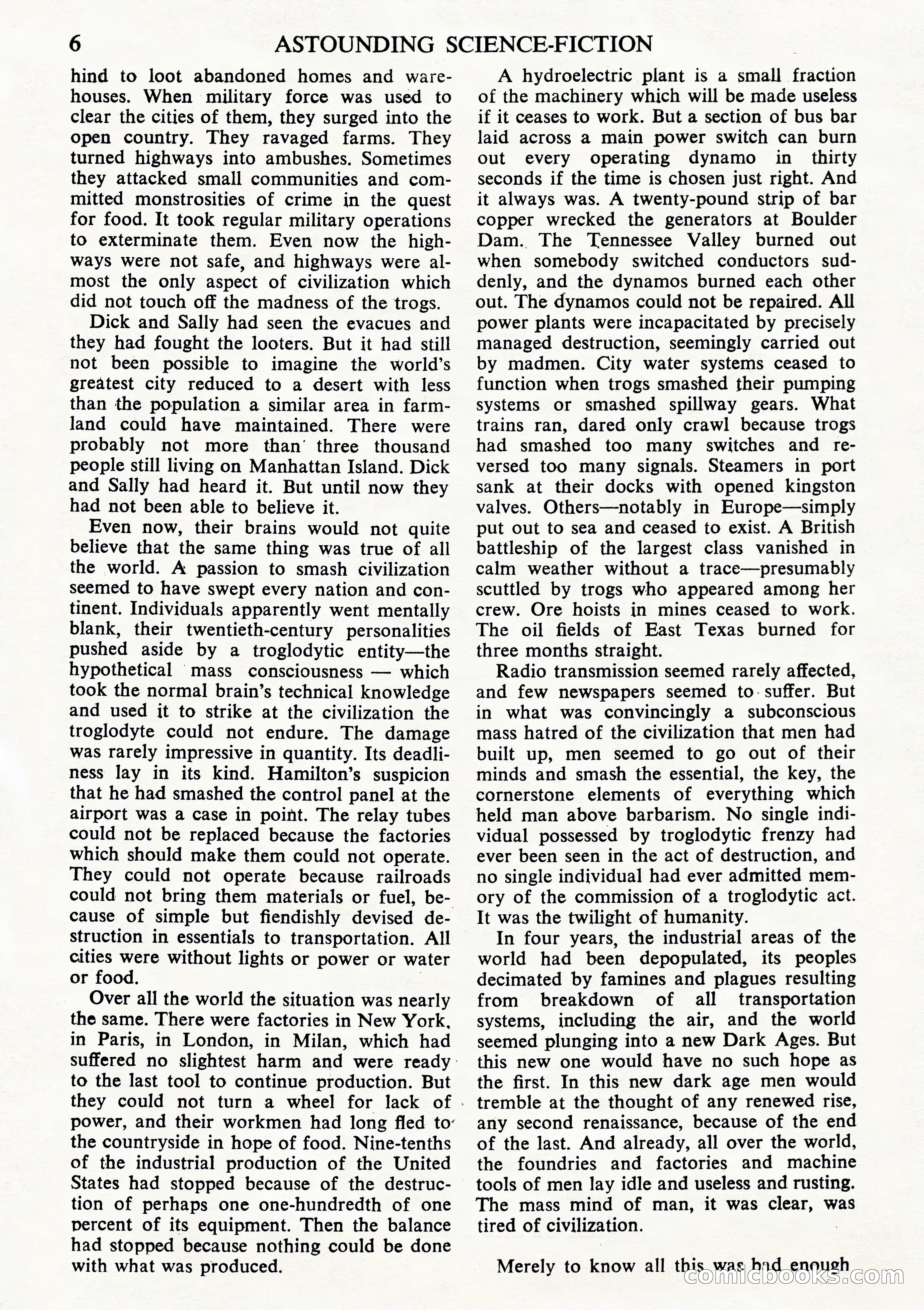 Astounding Science Fiction, British Edition (October 1944) — page 8 of 68