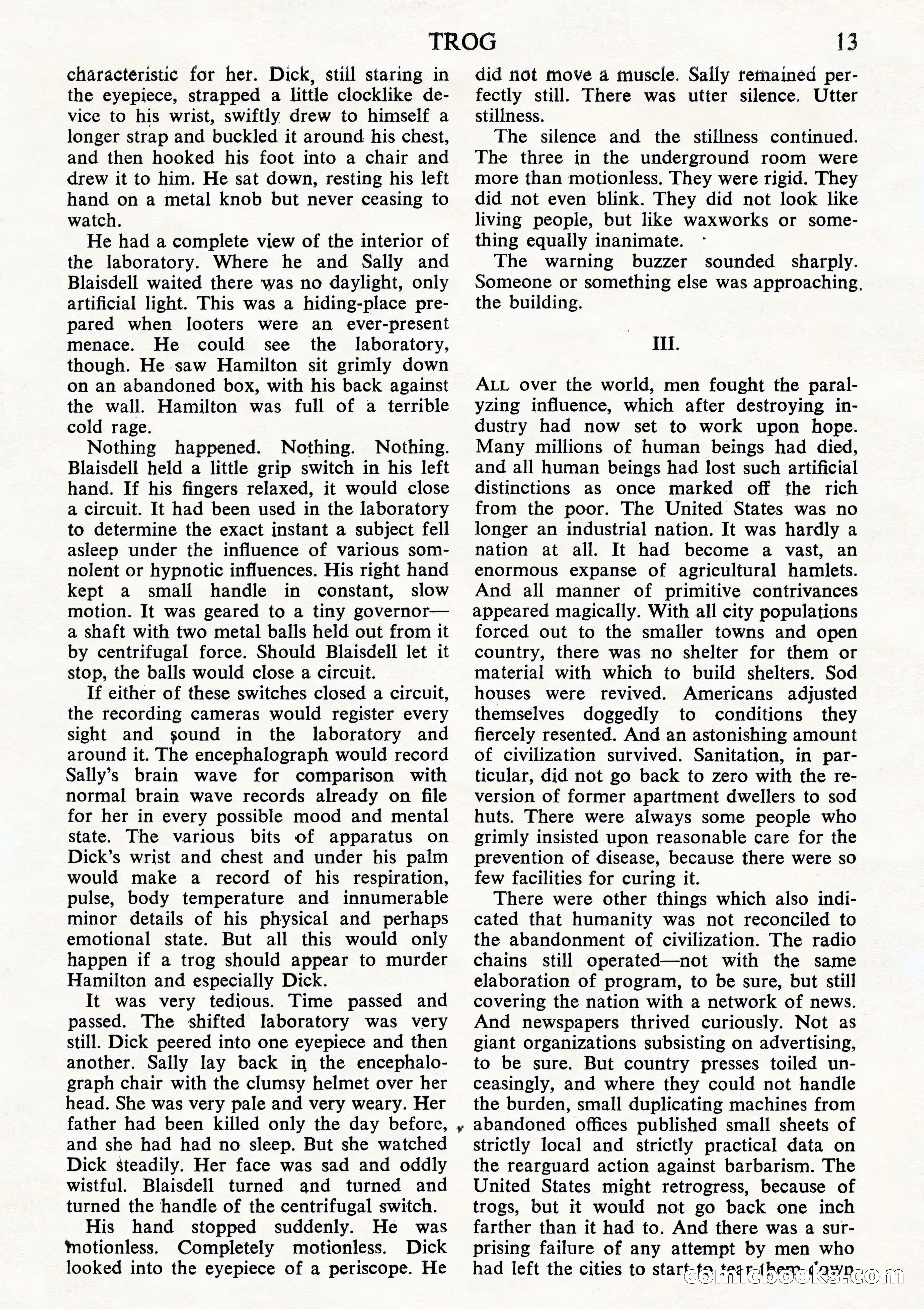 Astounding Science Fiction, British Edition (October 1944) — page 15 of 68