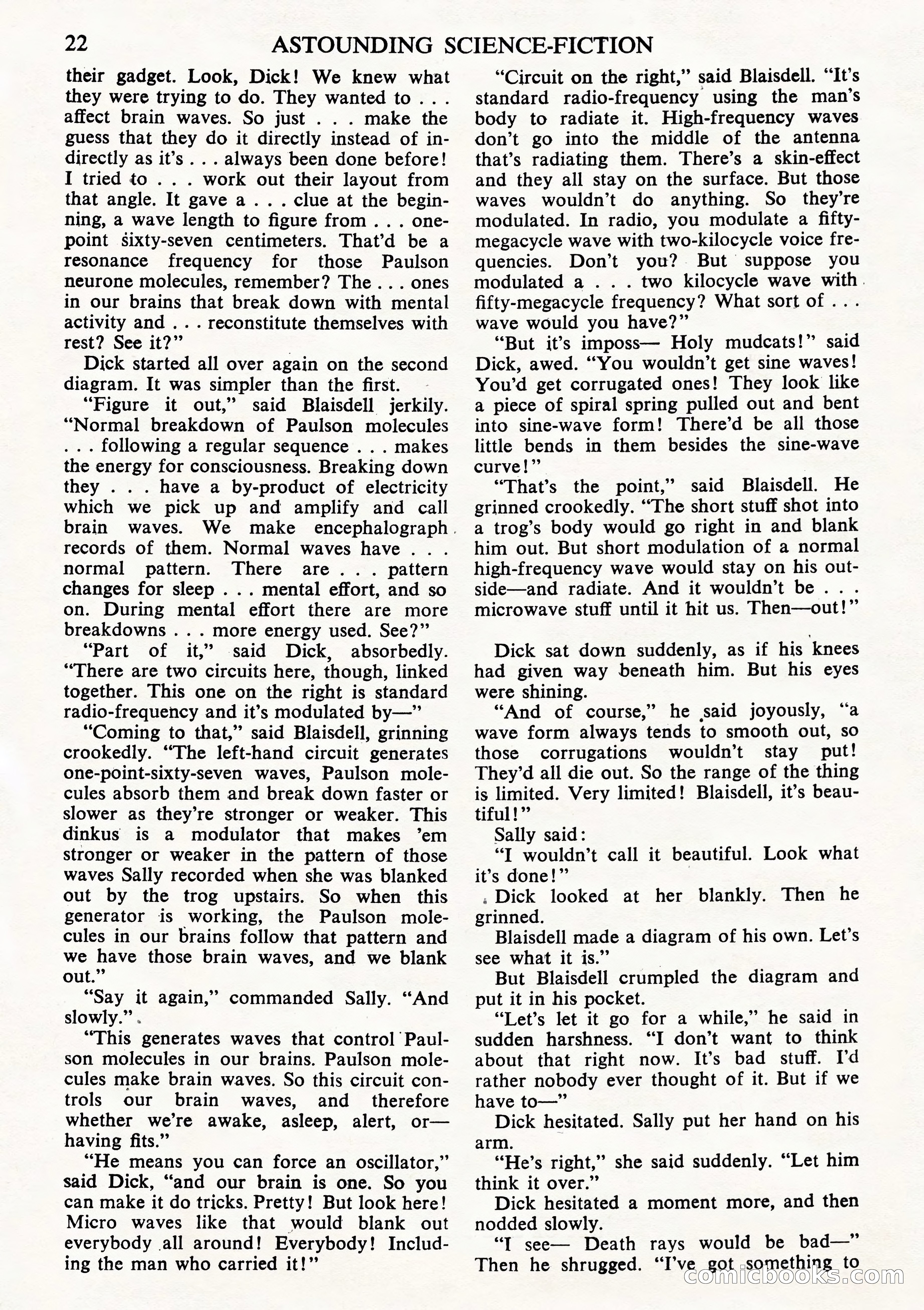 Astounding Science Fiction, British Edition (October 1944) — page 24 of 68