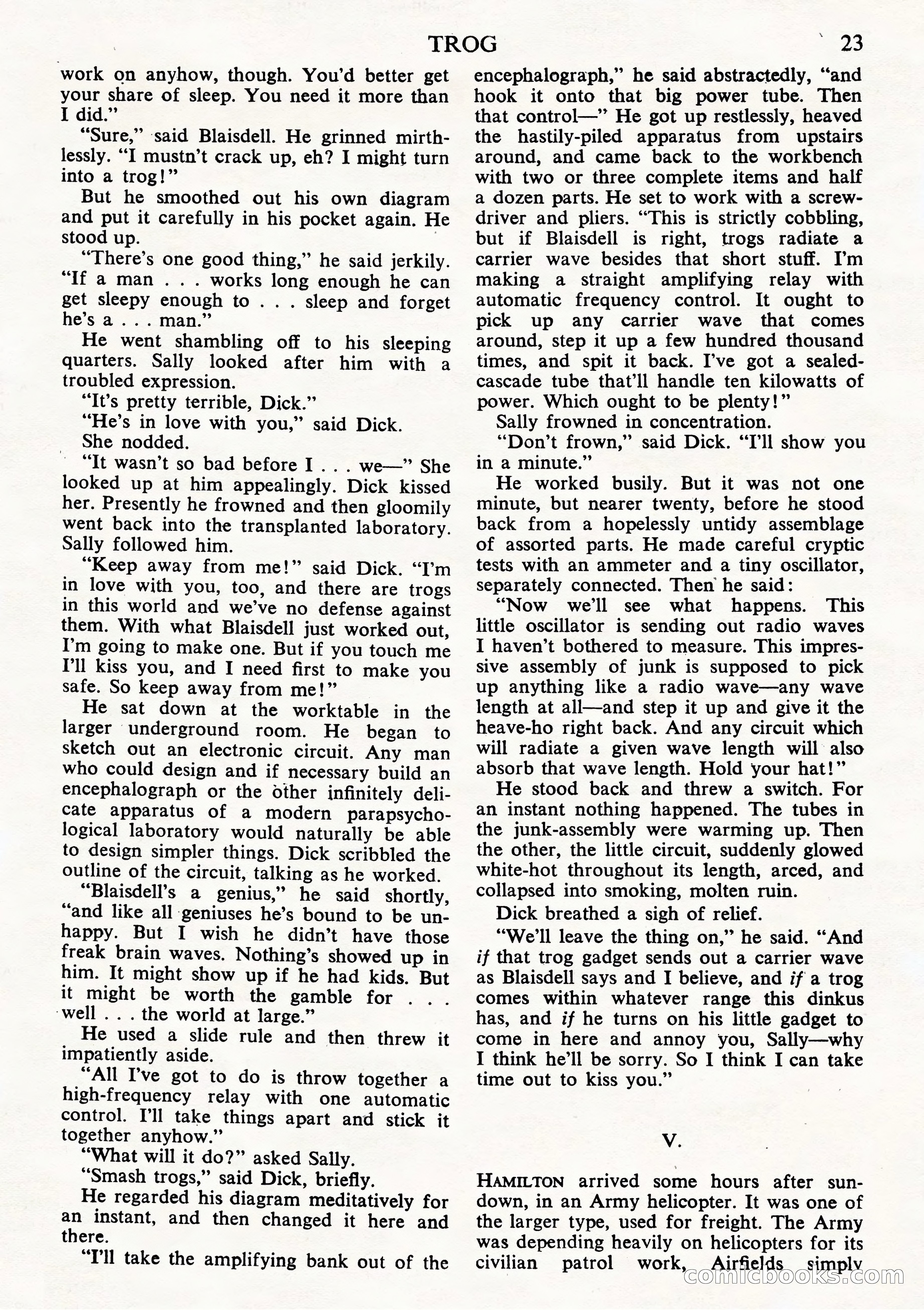 Astounding Science Fiction, British Edition (October 1944) — page 25 of 68