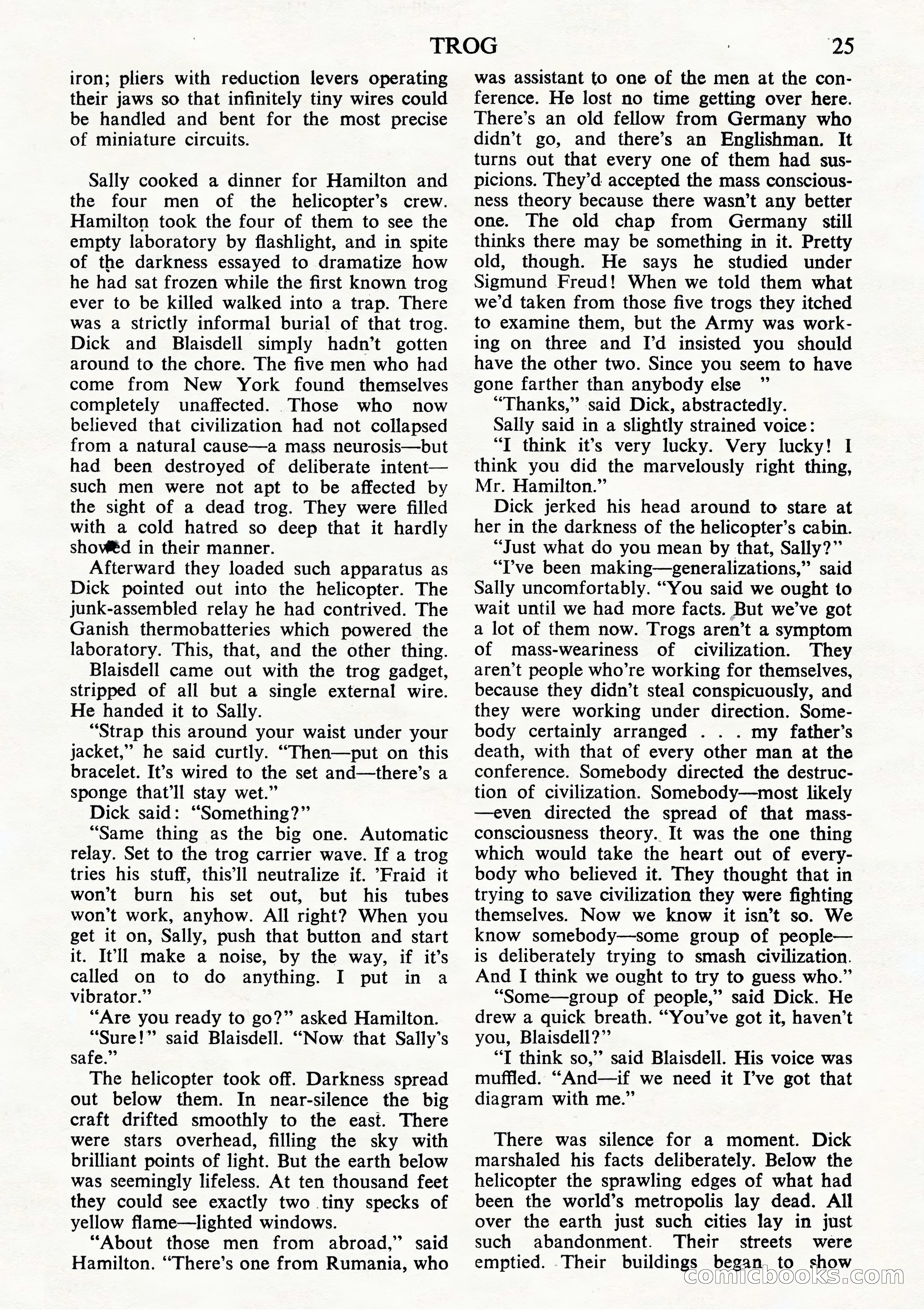 Astounding Science Fiction, British Edition (October 1944) — page 27 of 68