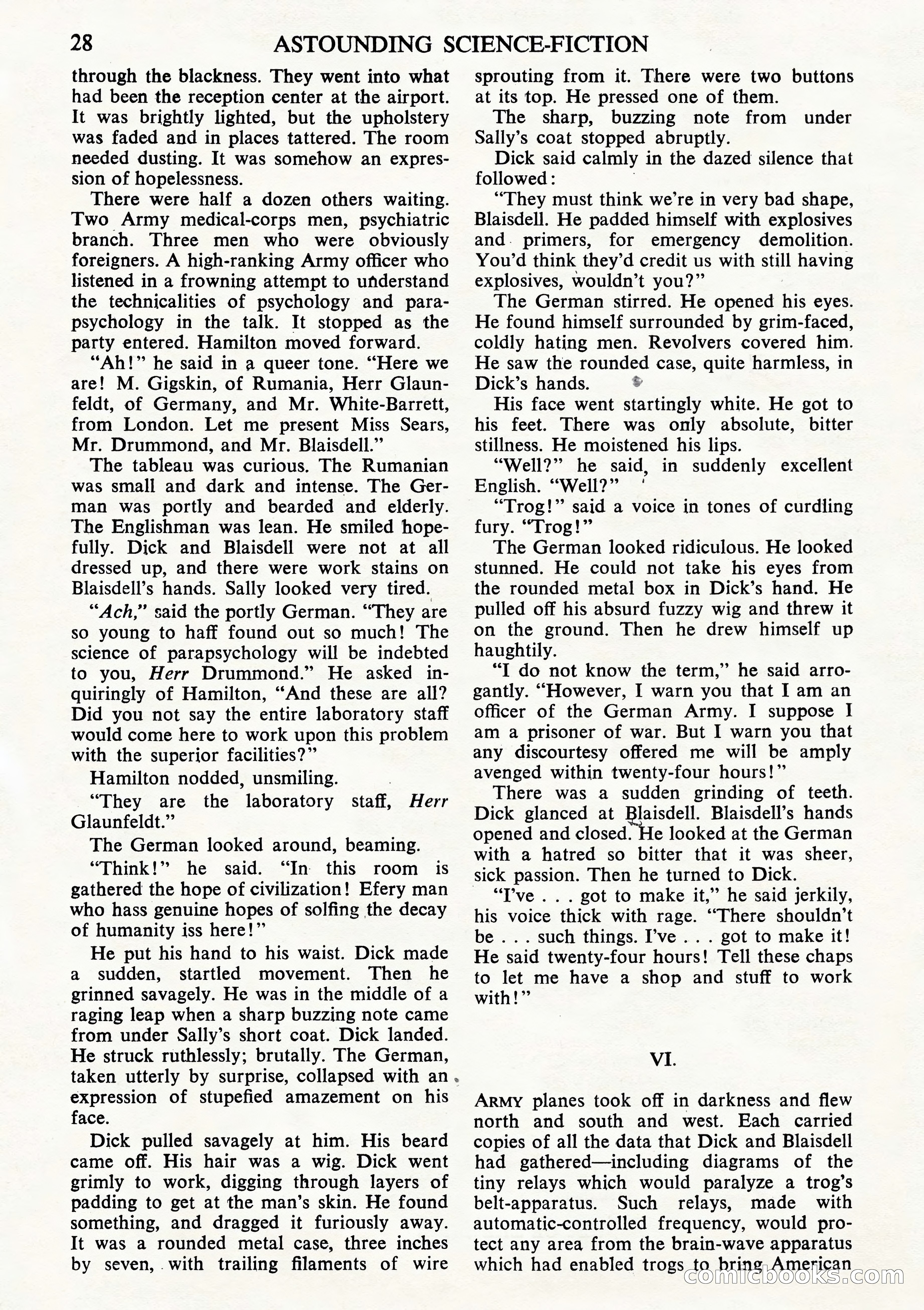 Astounding Science Fiction, British Edition (October 1944) — page 30 of 68