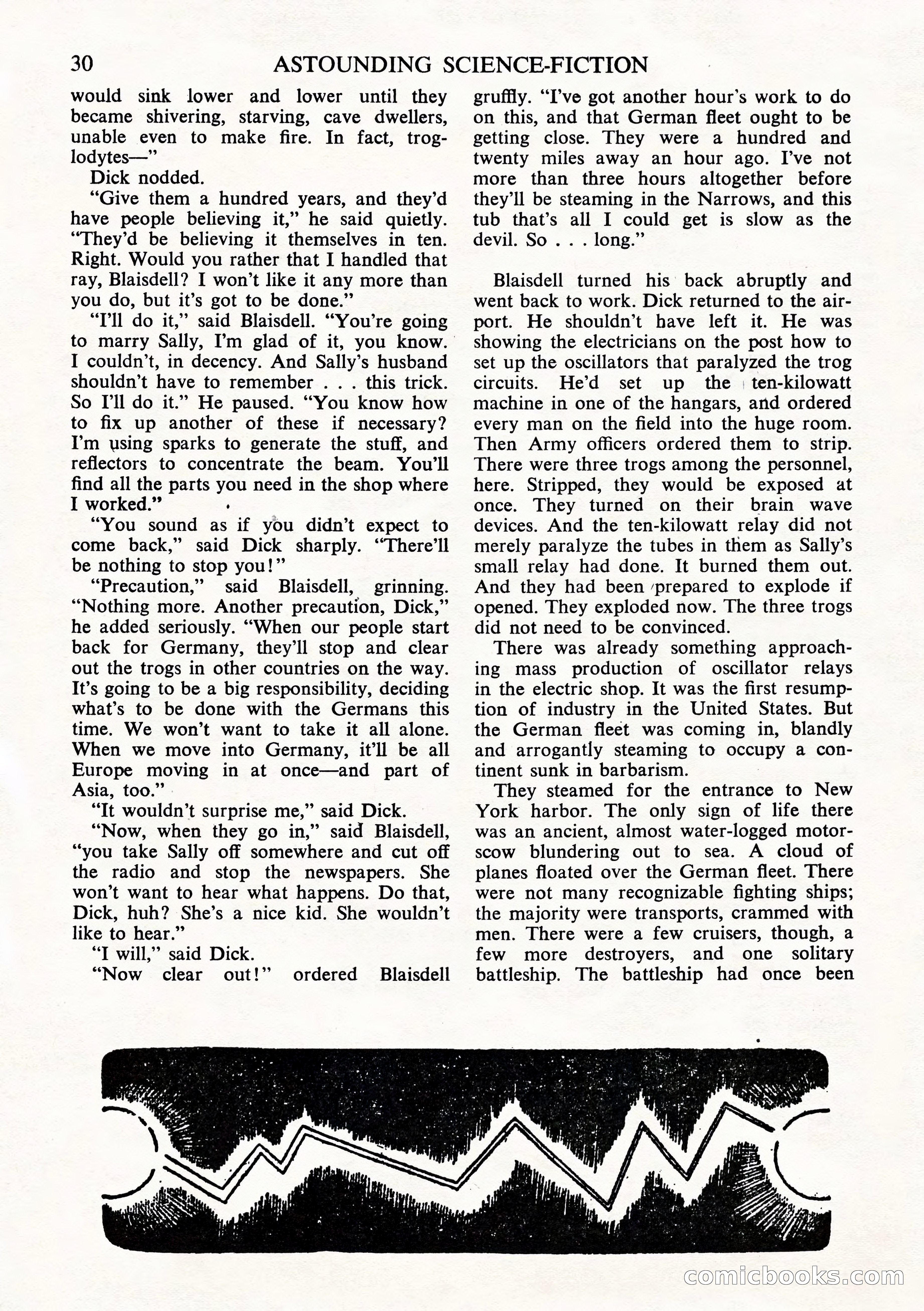 Astounding Science Fiction, British Edition (October 1944) — page 32 of 68