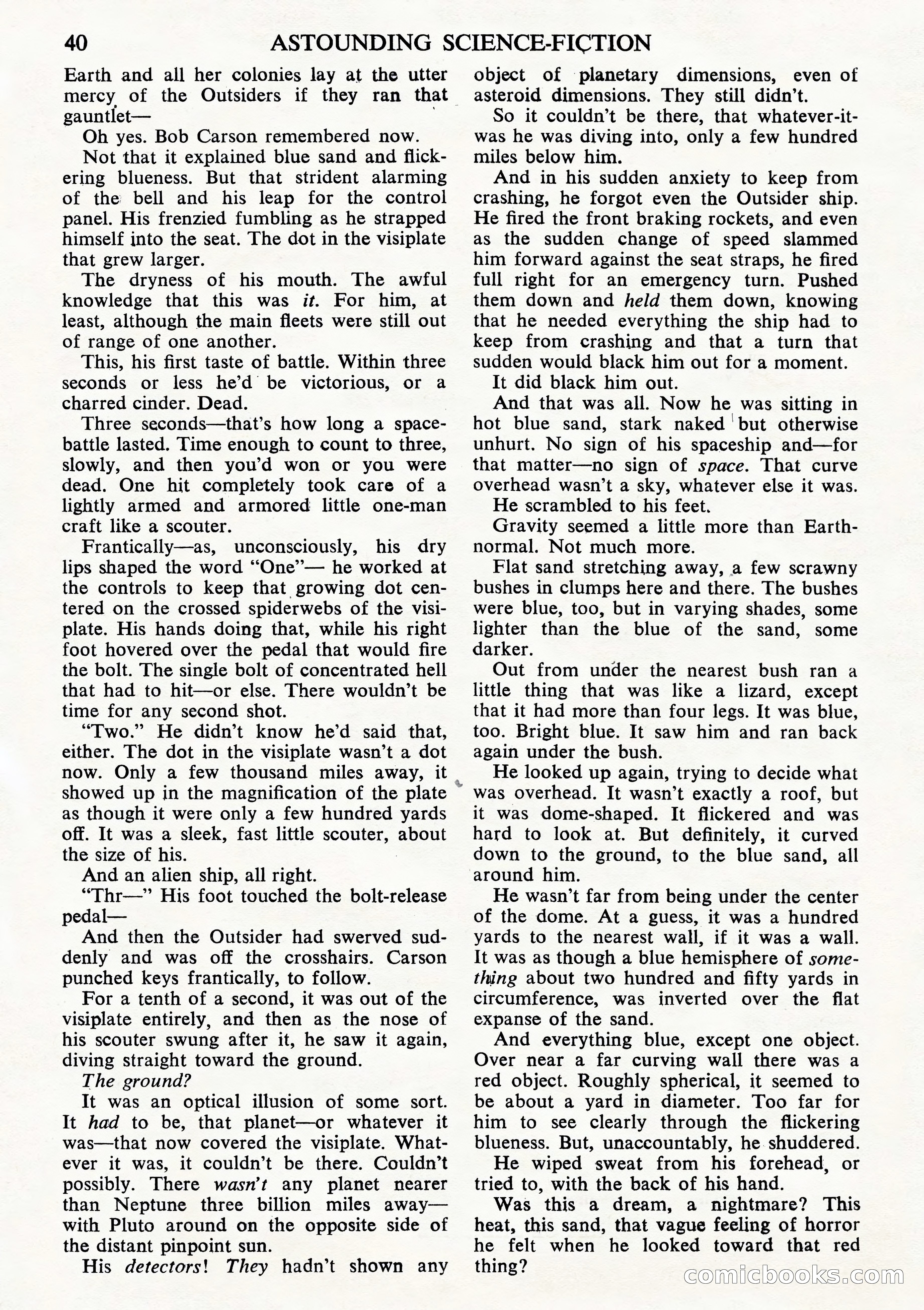 Astounding Science Fiction, British Edition (October 1944) — page 42 of 68