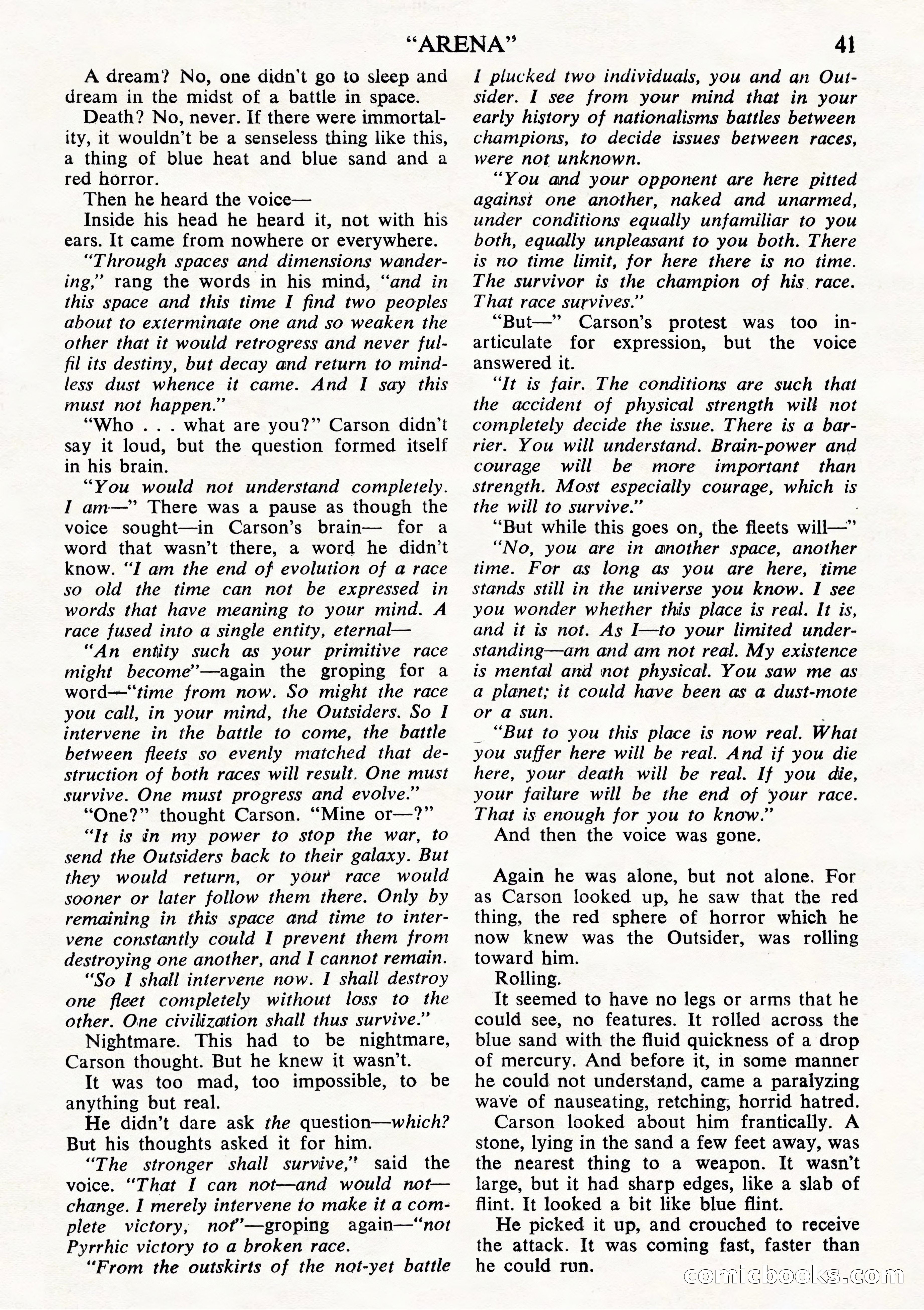 Astounding Science Fiction, British Edition (October 1944) — page 43 of 68
