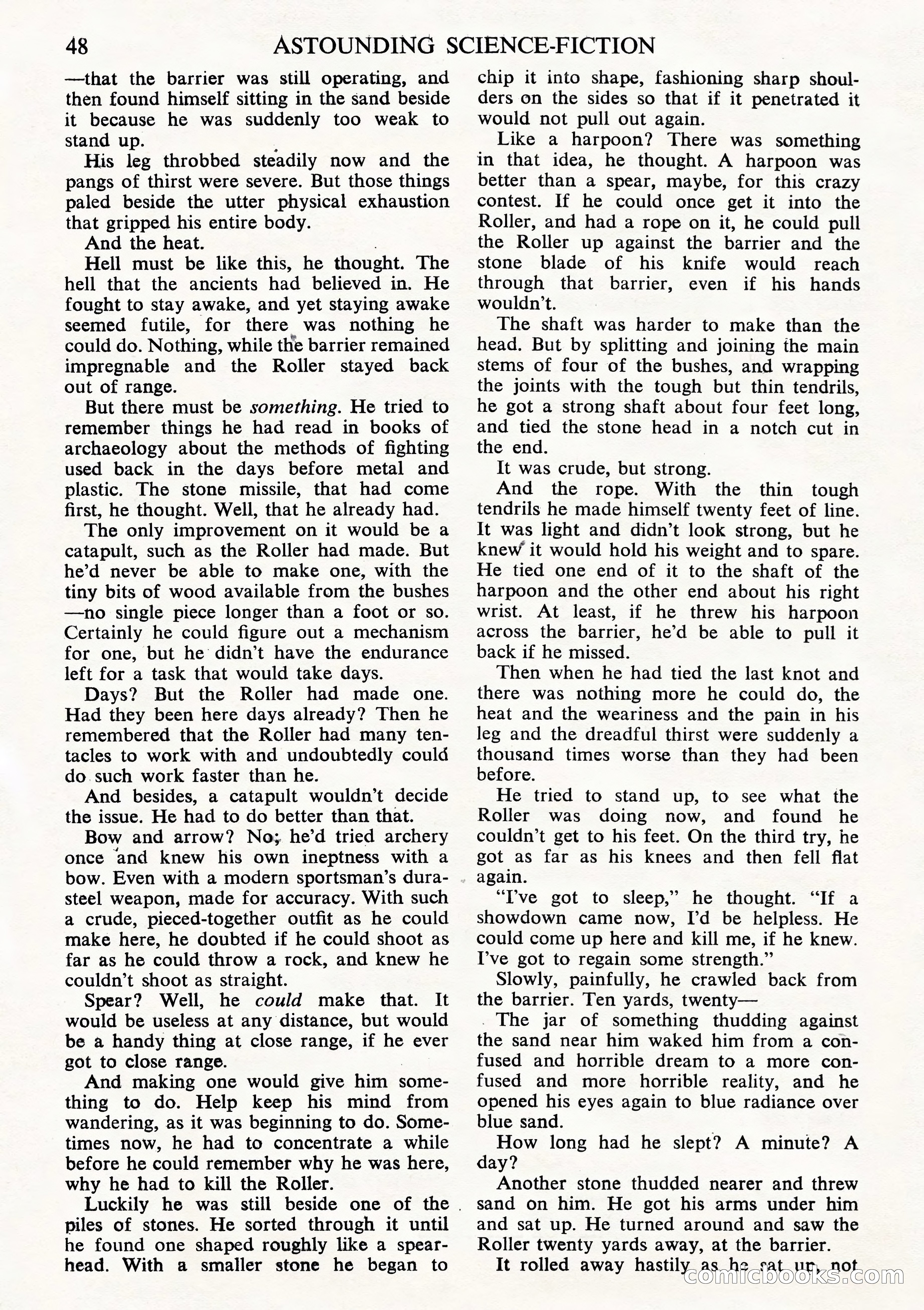 Astounding Science Fiction, British Edition (October 1944) — page 50 of 68