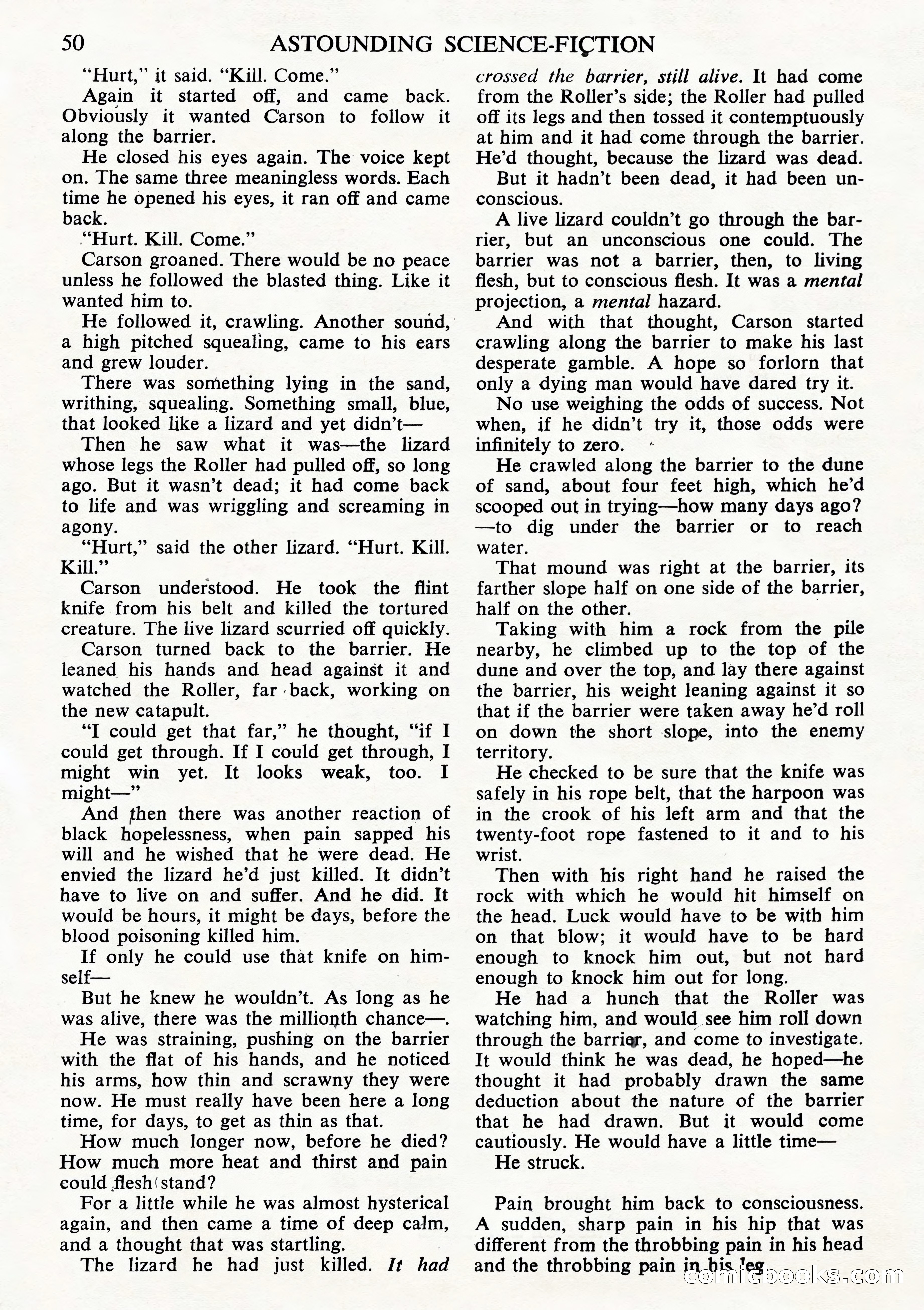 Astounding Science Fiction, British Edition (October 1944) — page 52 of 68