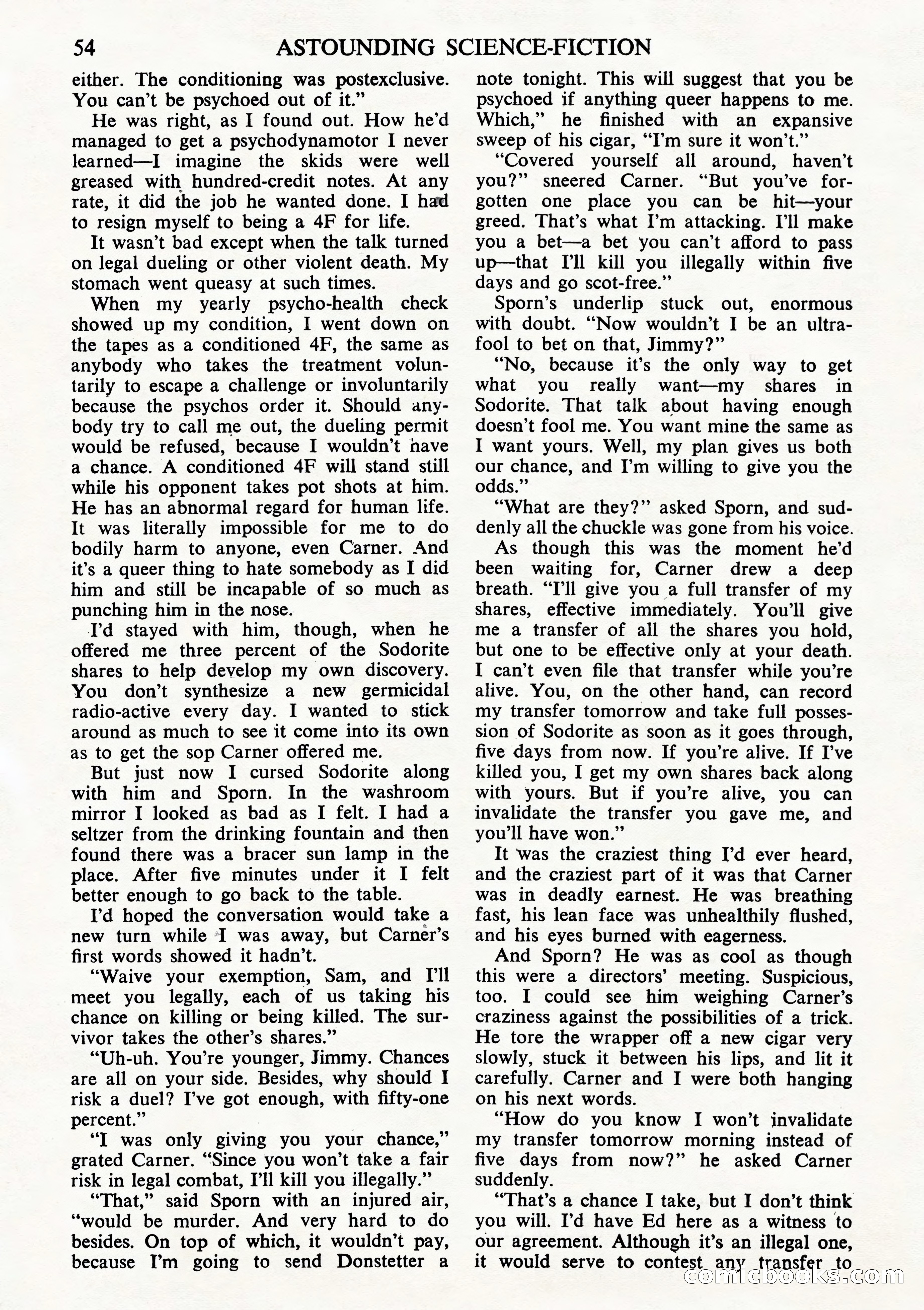 Astounding Science Fiction, British Edition (October 1944) — page 56 of 68