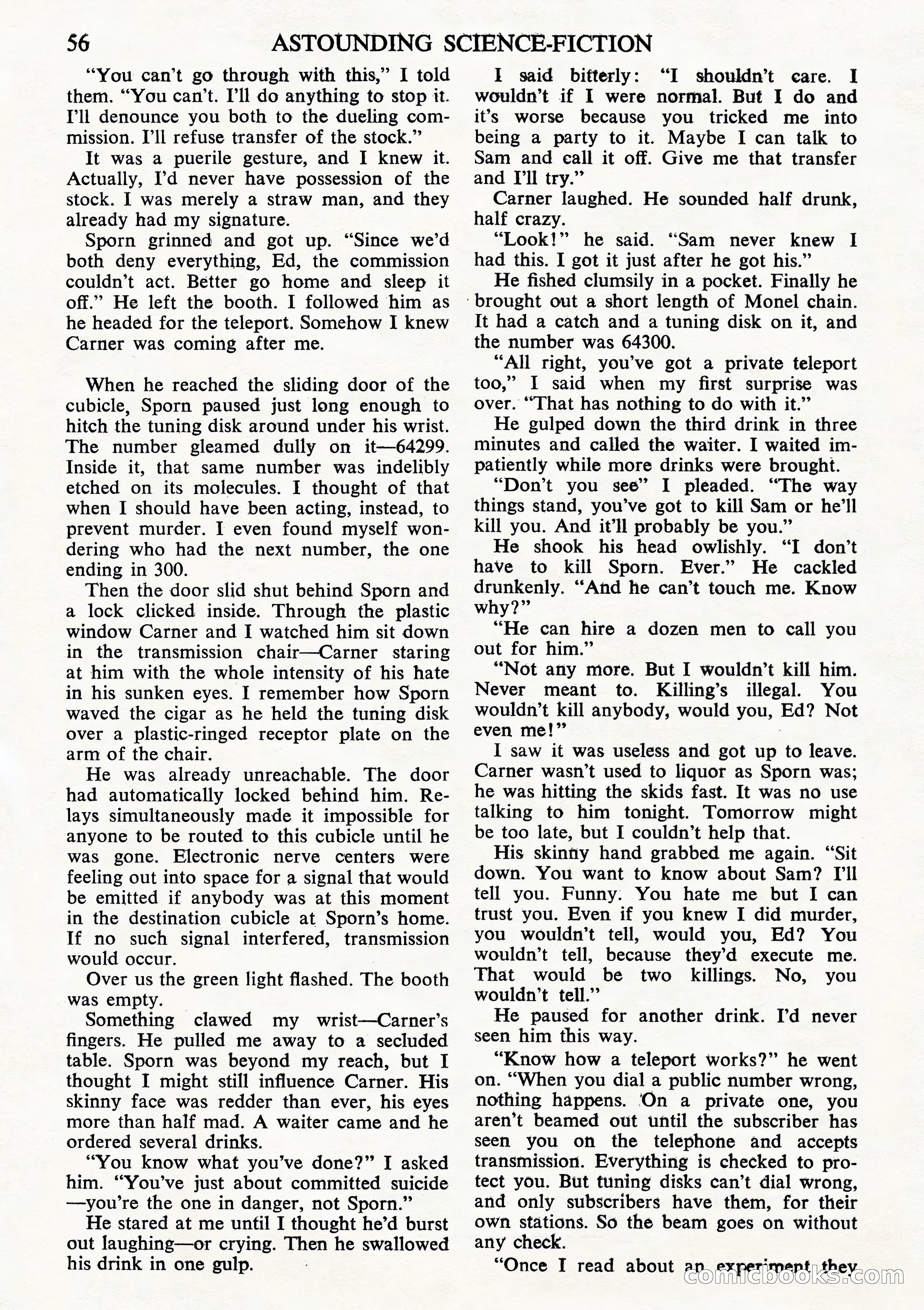 Astounding Science Fiction, British Edition (October 1944) — page 58 of 68