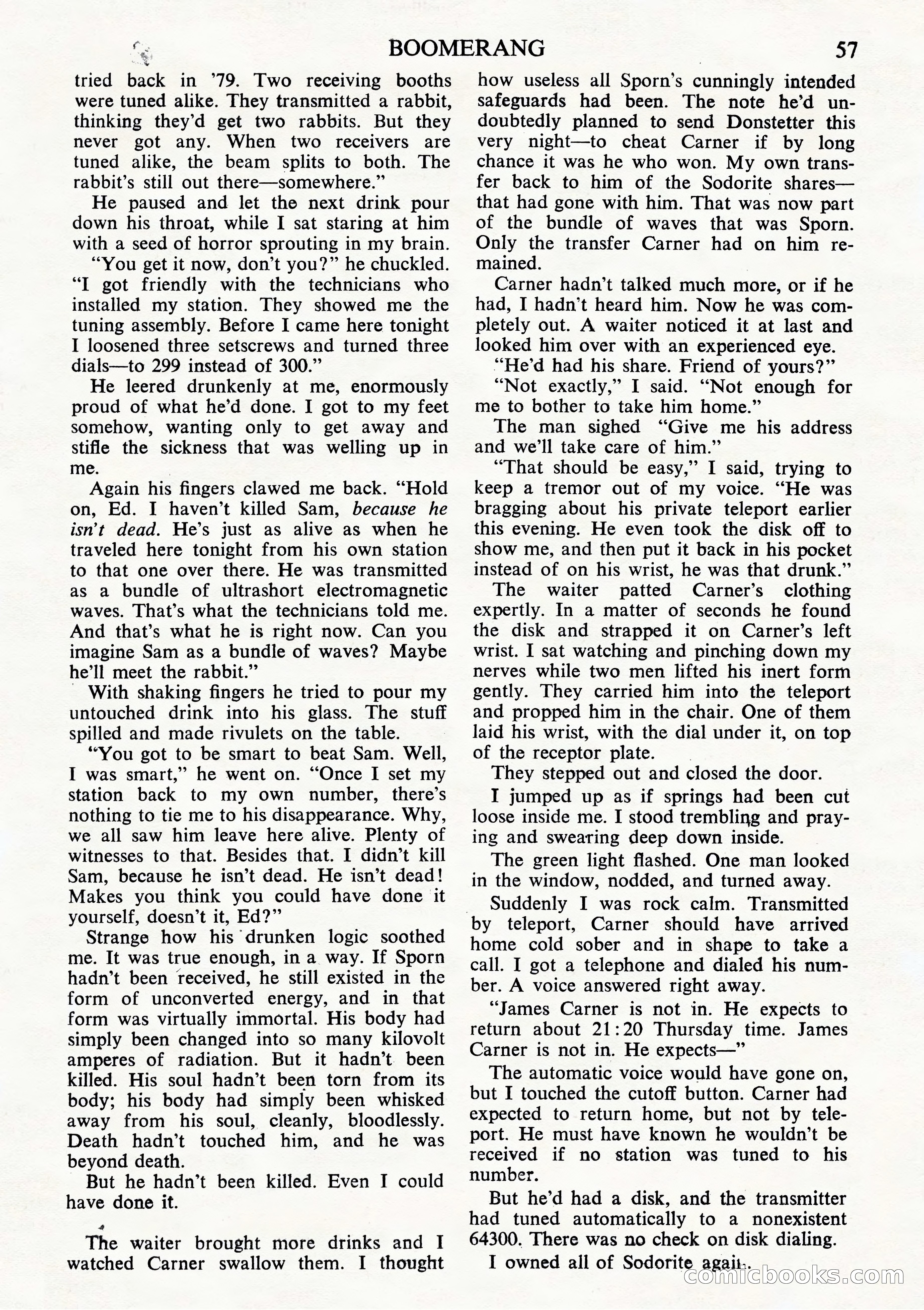 Astounding Science Fiction, British Edition (October 1944) — page 59 of 68