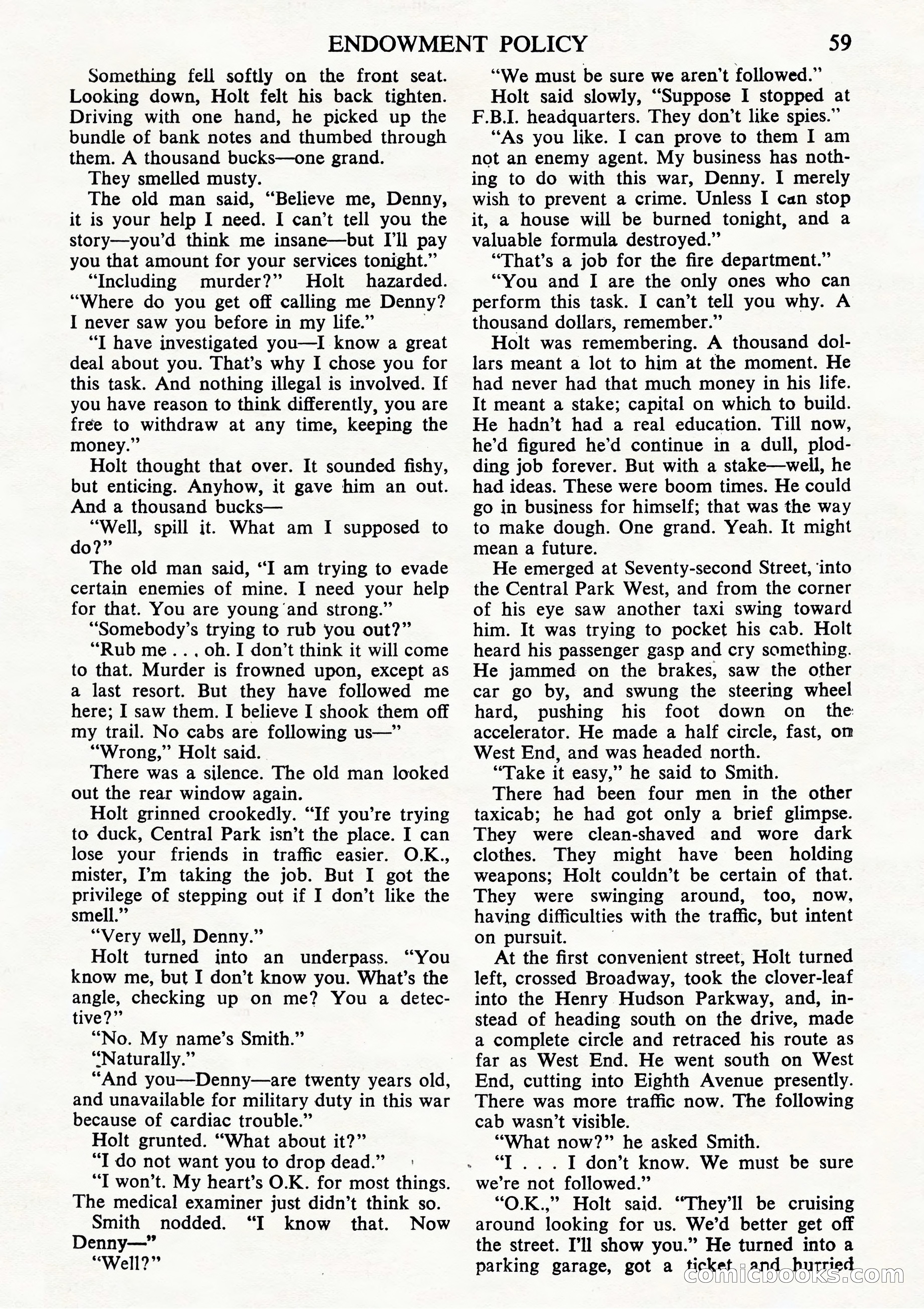 Astounding Science Fiction, British Edition (October 1944) — page 61 of 68
