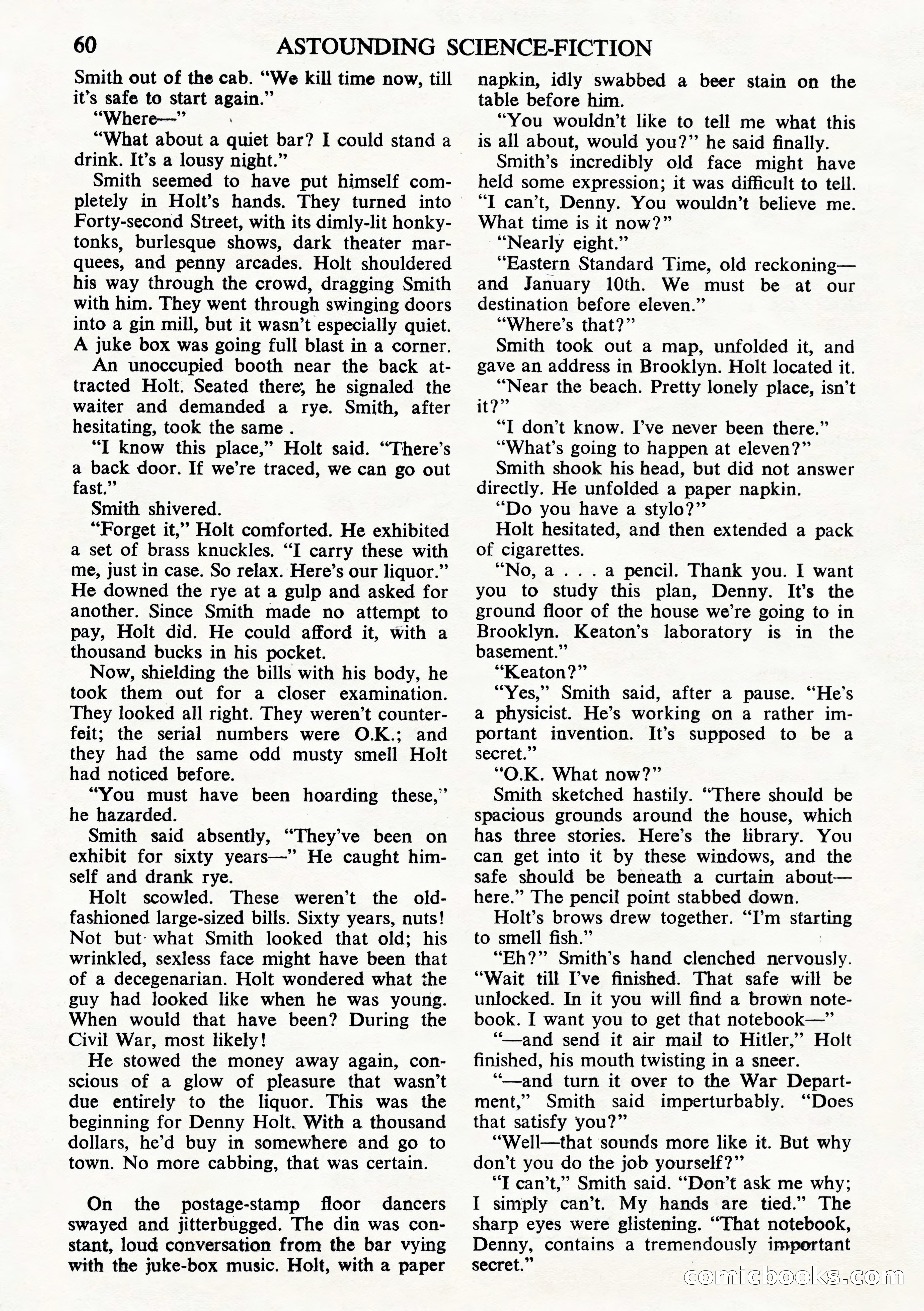 Astounding Science Fiction, British Edition (October 1944) — page 62 of 68