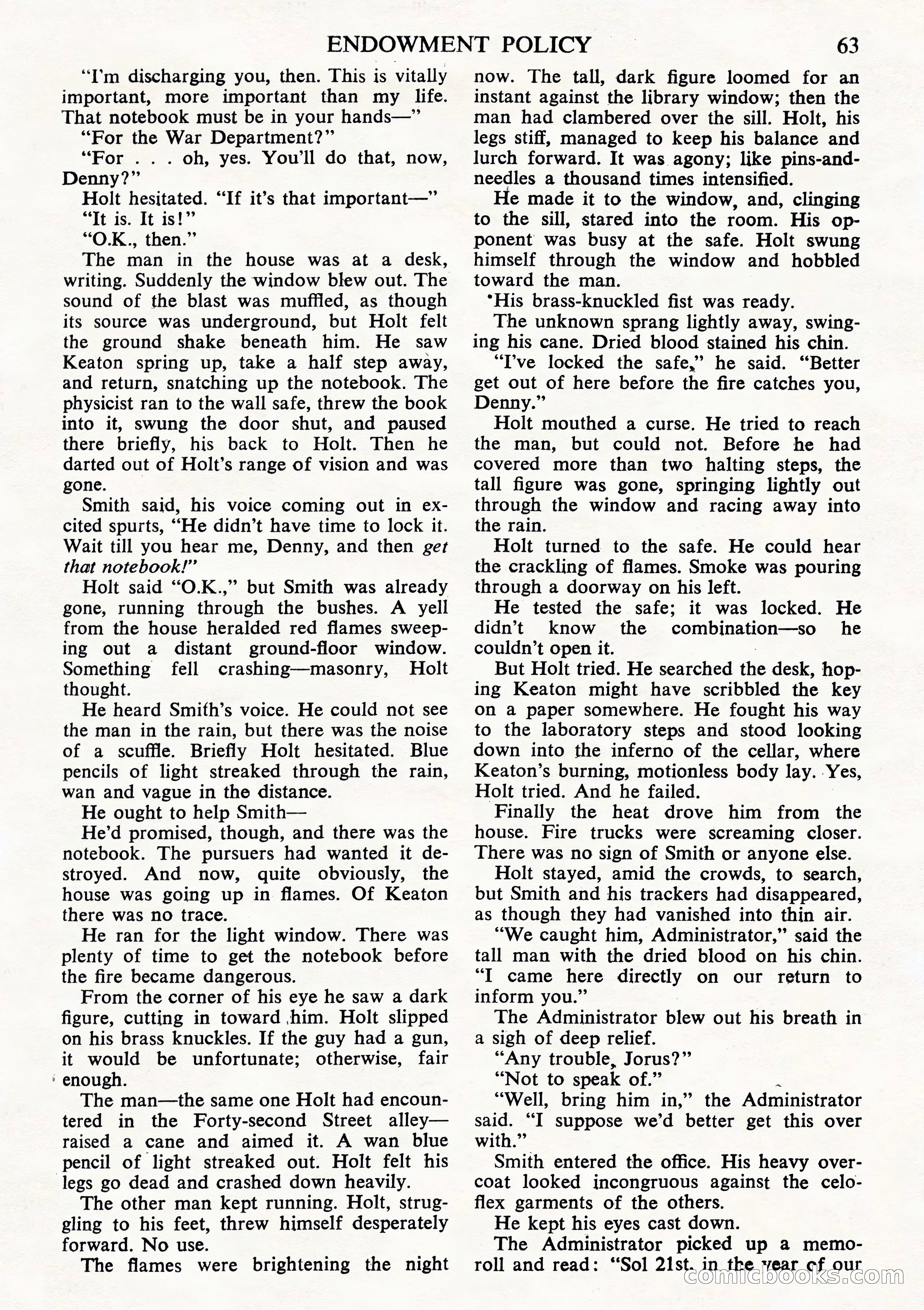 Astounding Science Fiction, British Edition (October 1944) — page 65 of 68