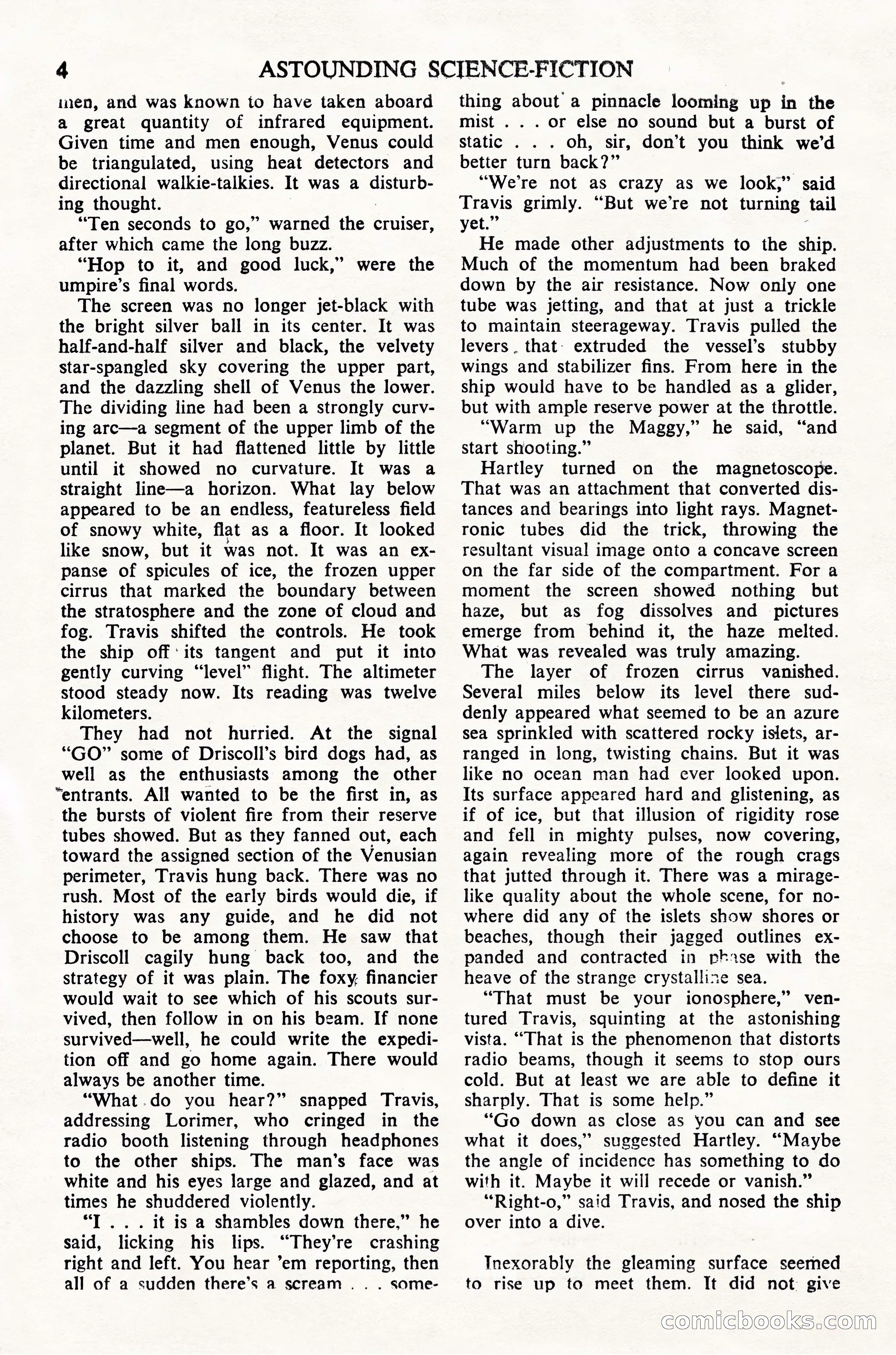 Astounding Science Fiction, British Edition — page 6 of 68
