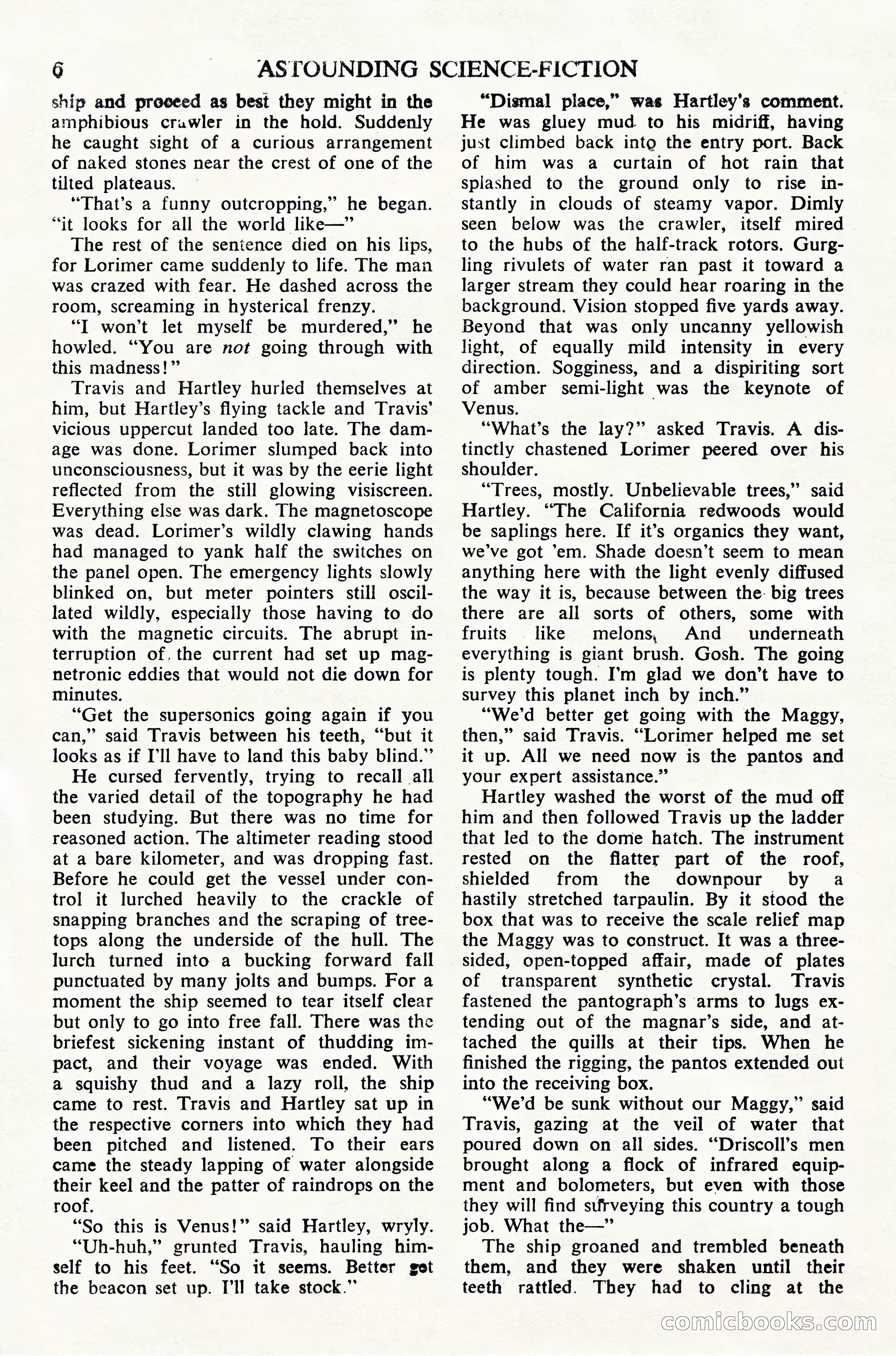 Astounding Science Fiction, British Edition — page 8 of 68