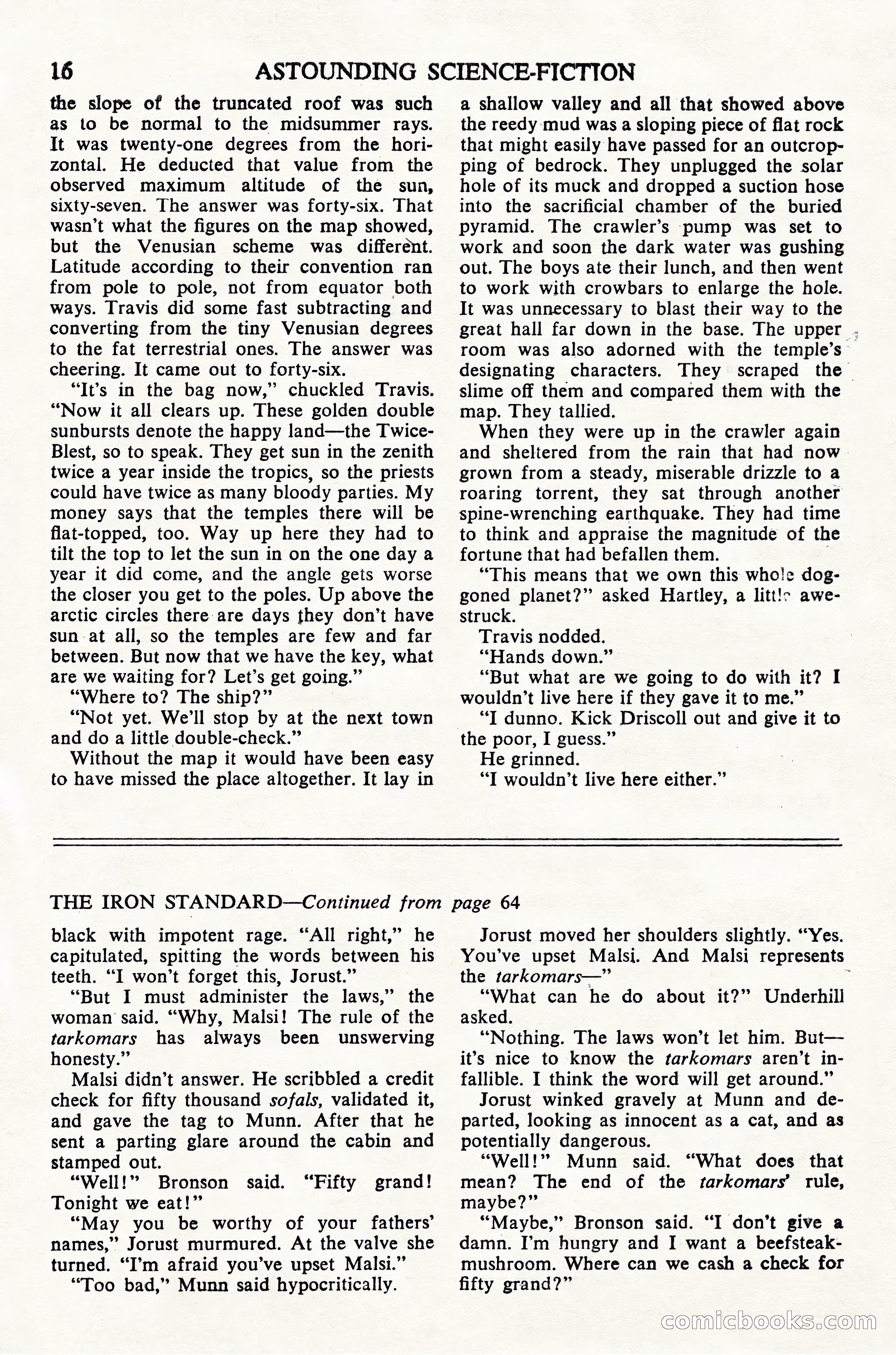 Astounding Science Fiction, British Edition — page 18 of 68