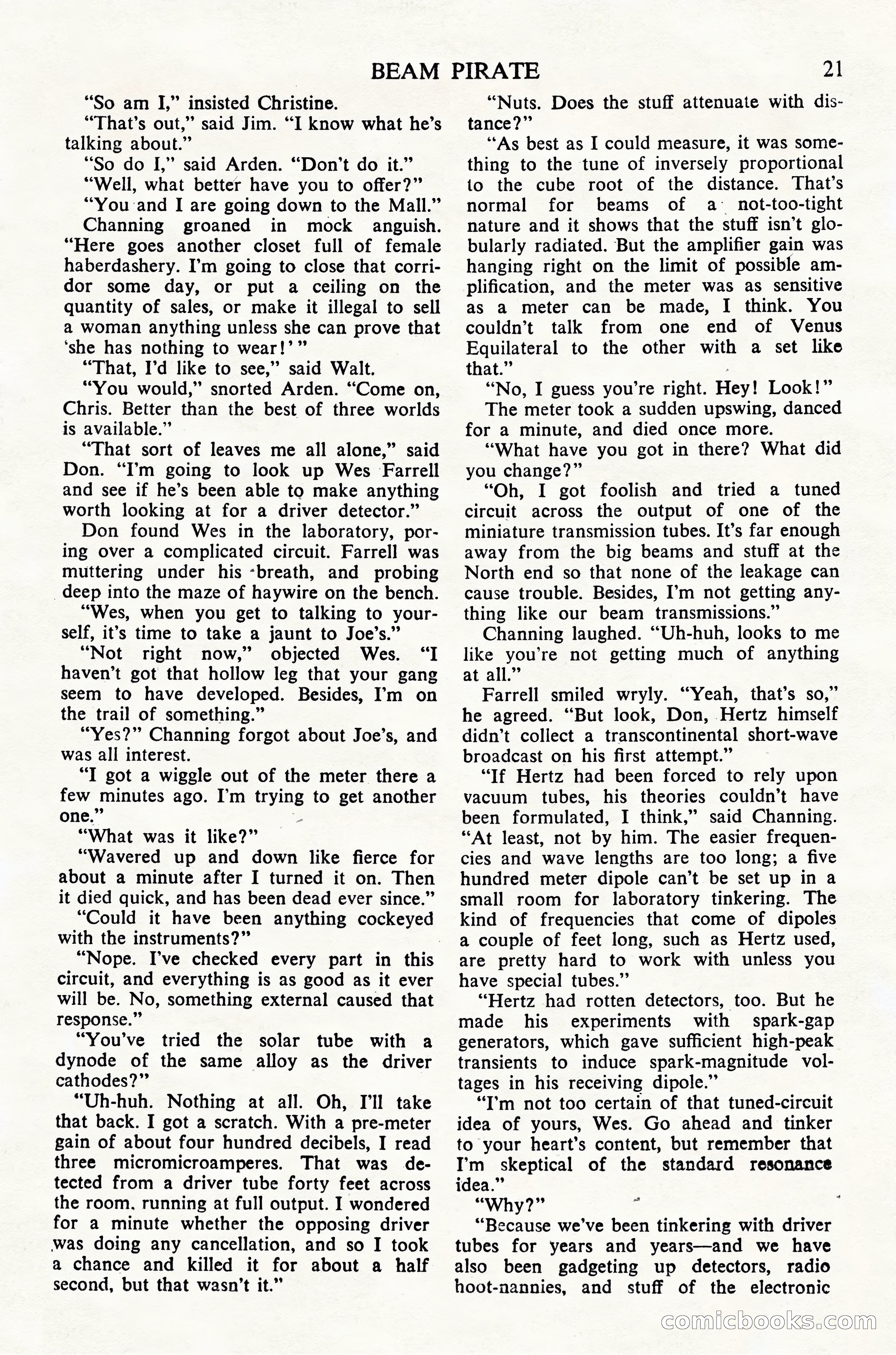 Astounding Science Fiction, British Edition — page 23 of 68