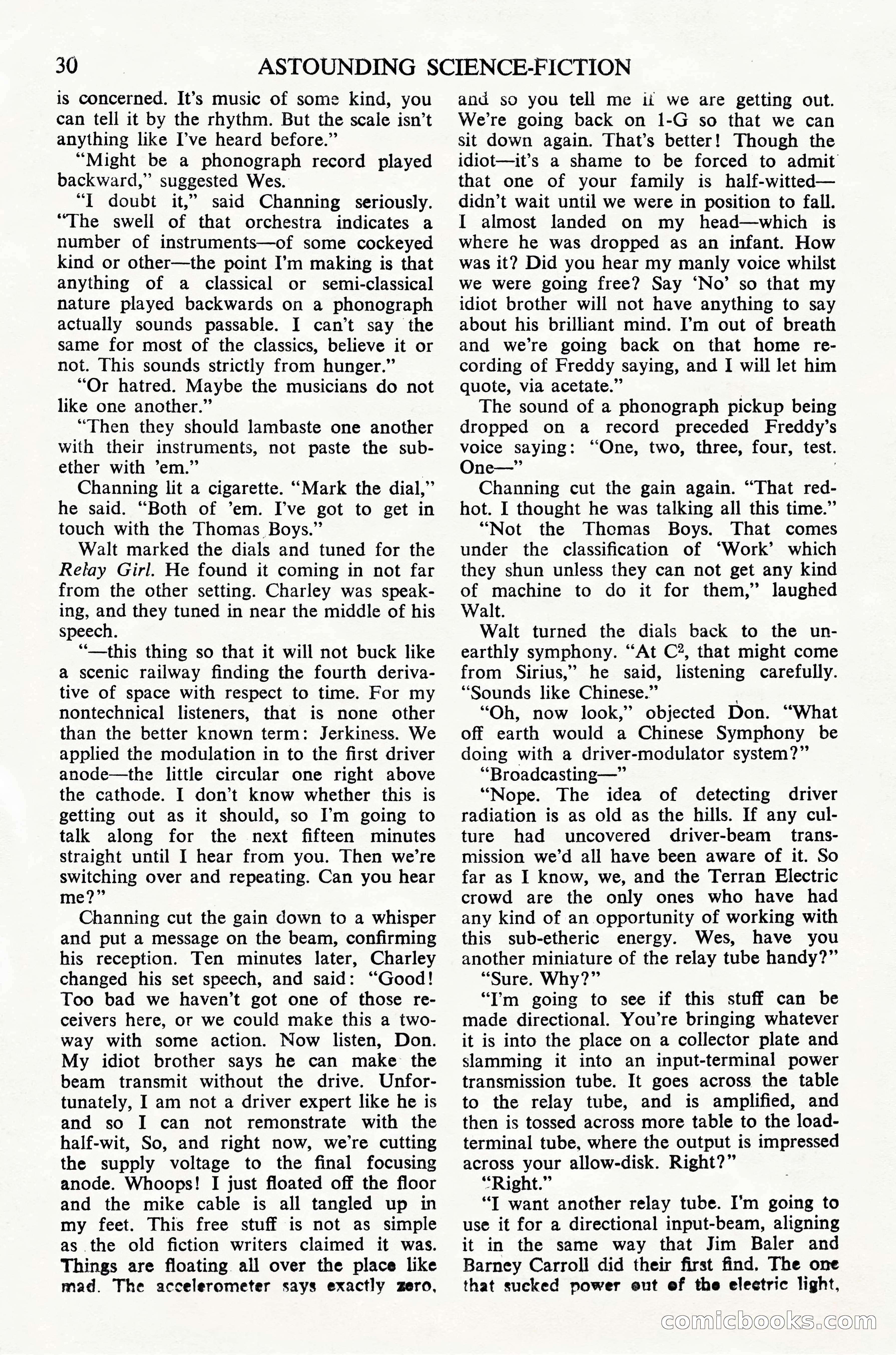 Astounding Science Fiction, British Edition — page 32 of 68
