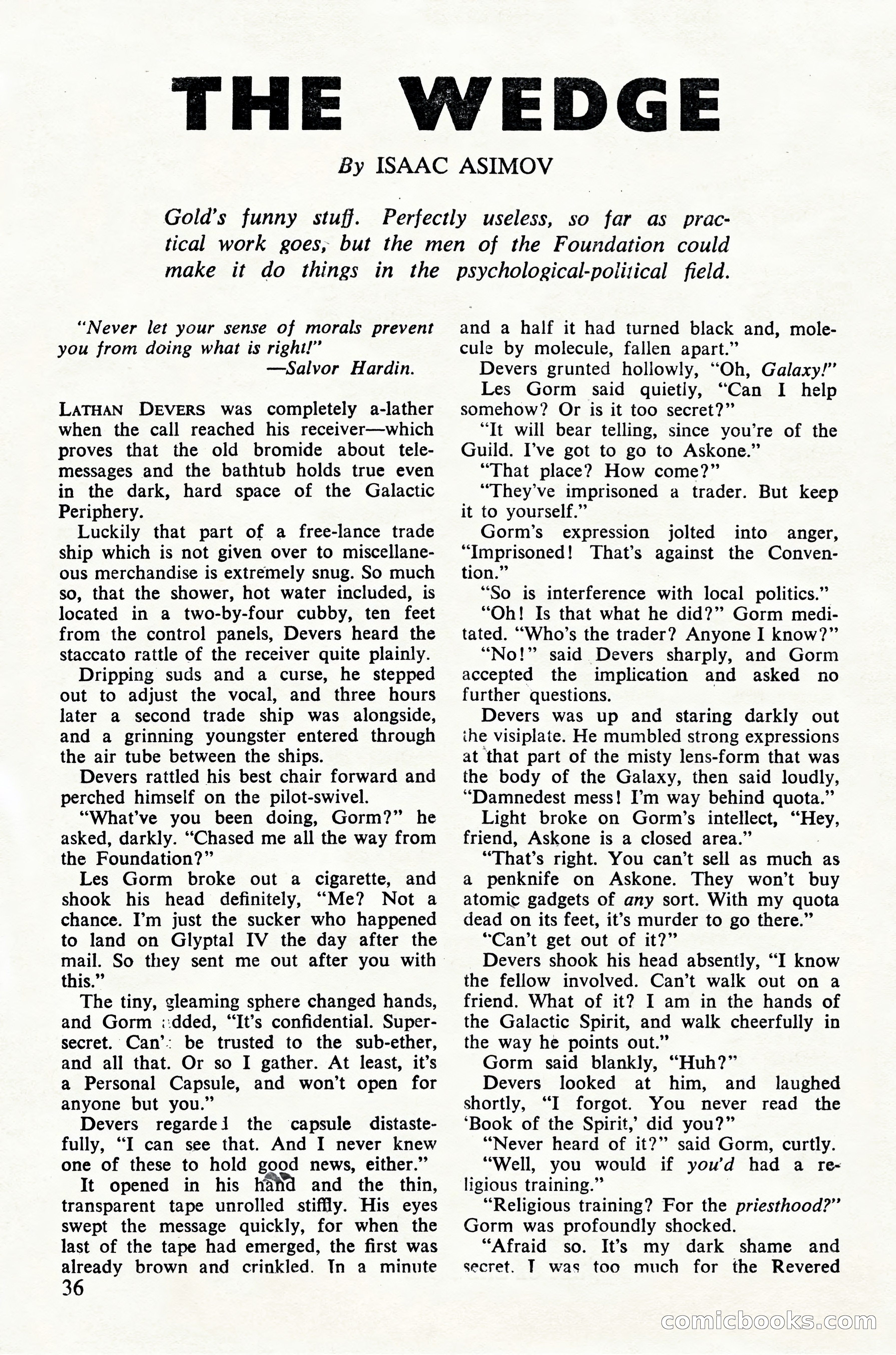Astounding Science Fiction, British Edition — page 38 of 68