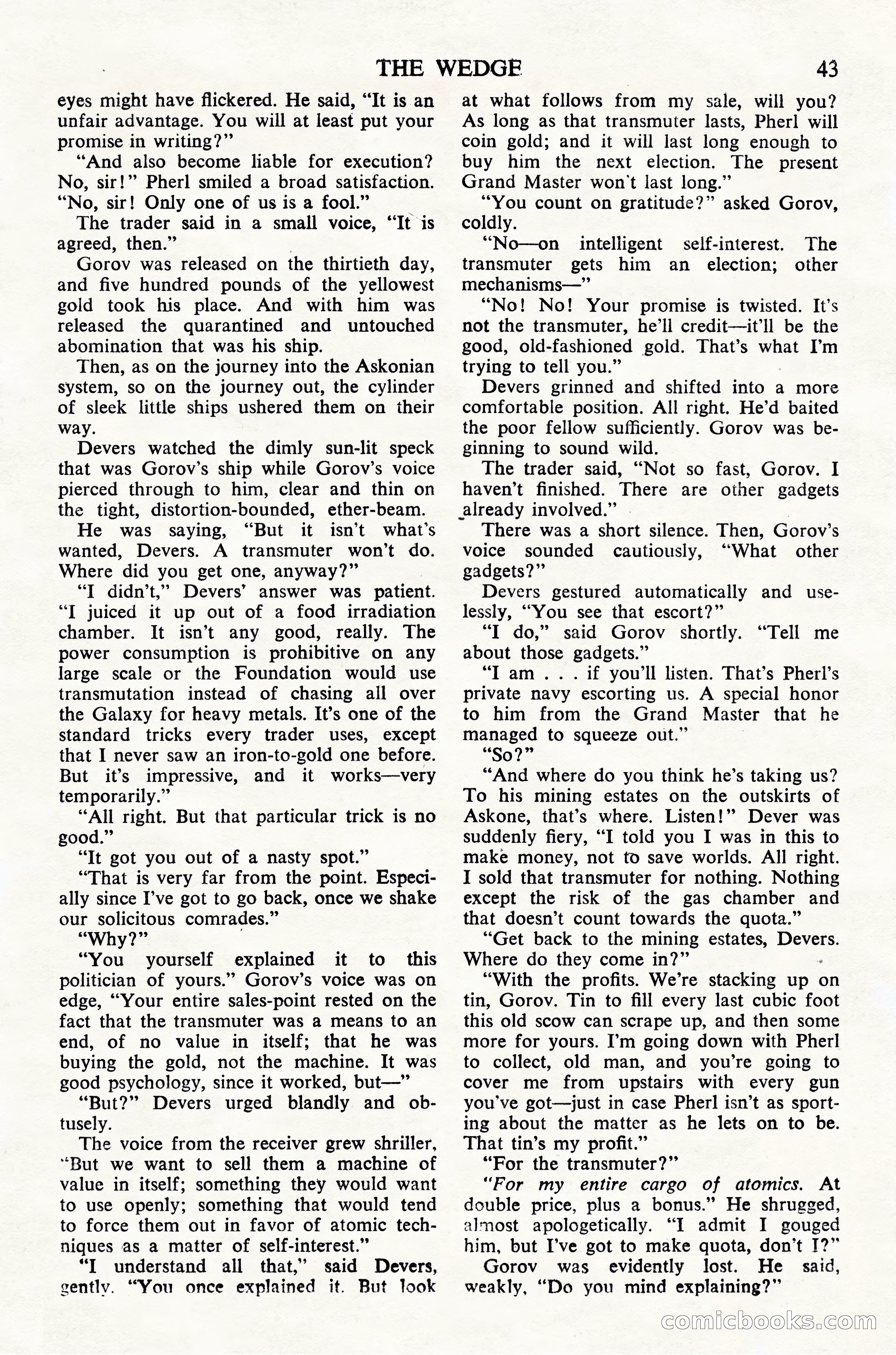 Astounding Science Fiction, British Edition — page 45 of 68