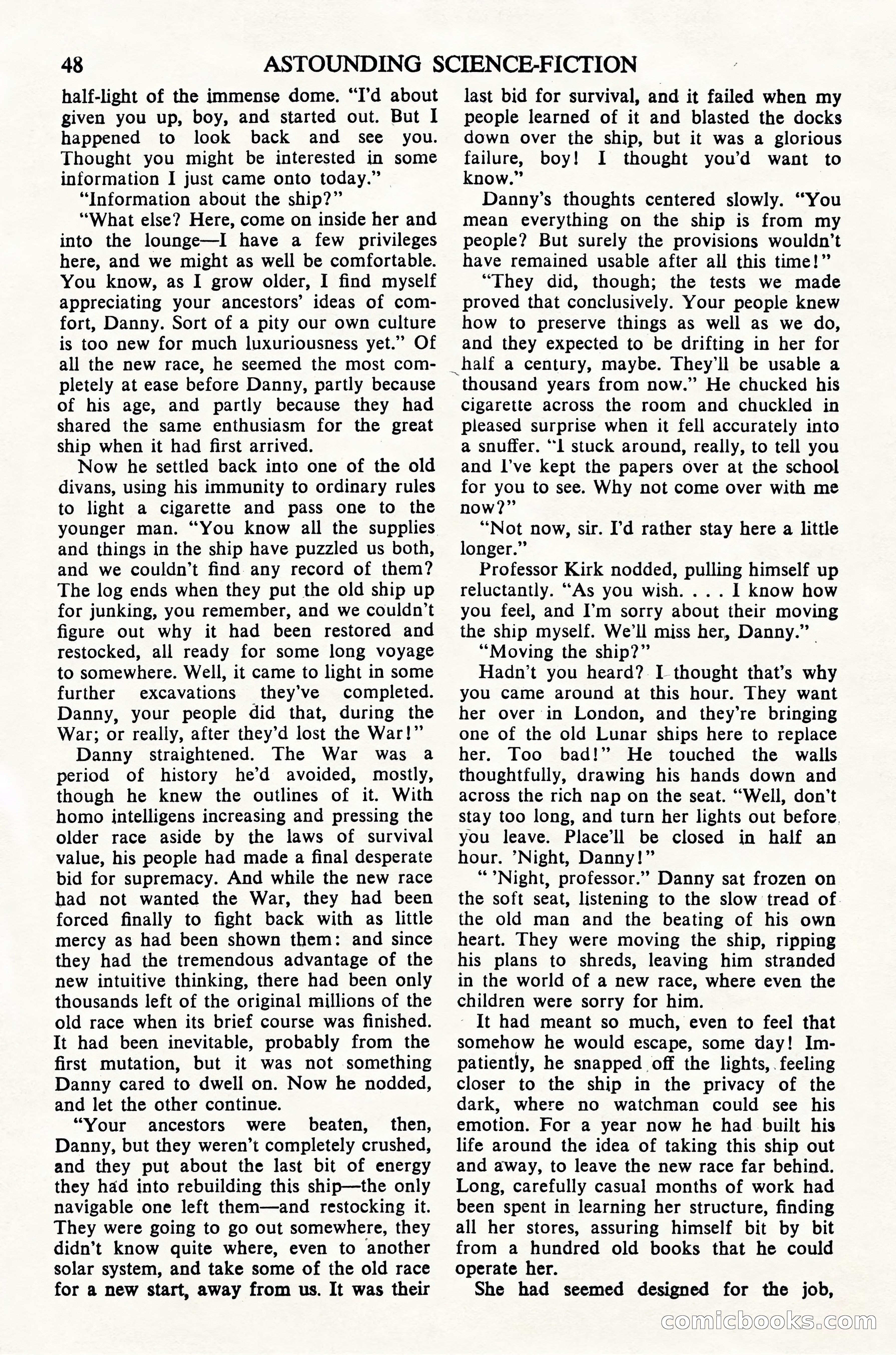 Astounding Science Fiction, British Edition — page 50 of 68