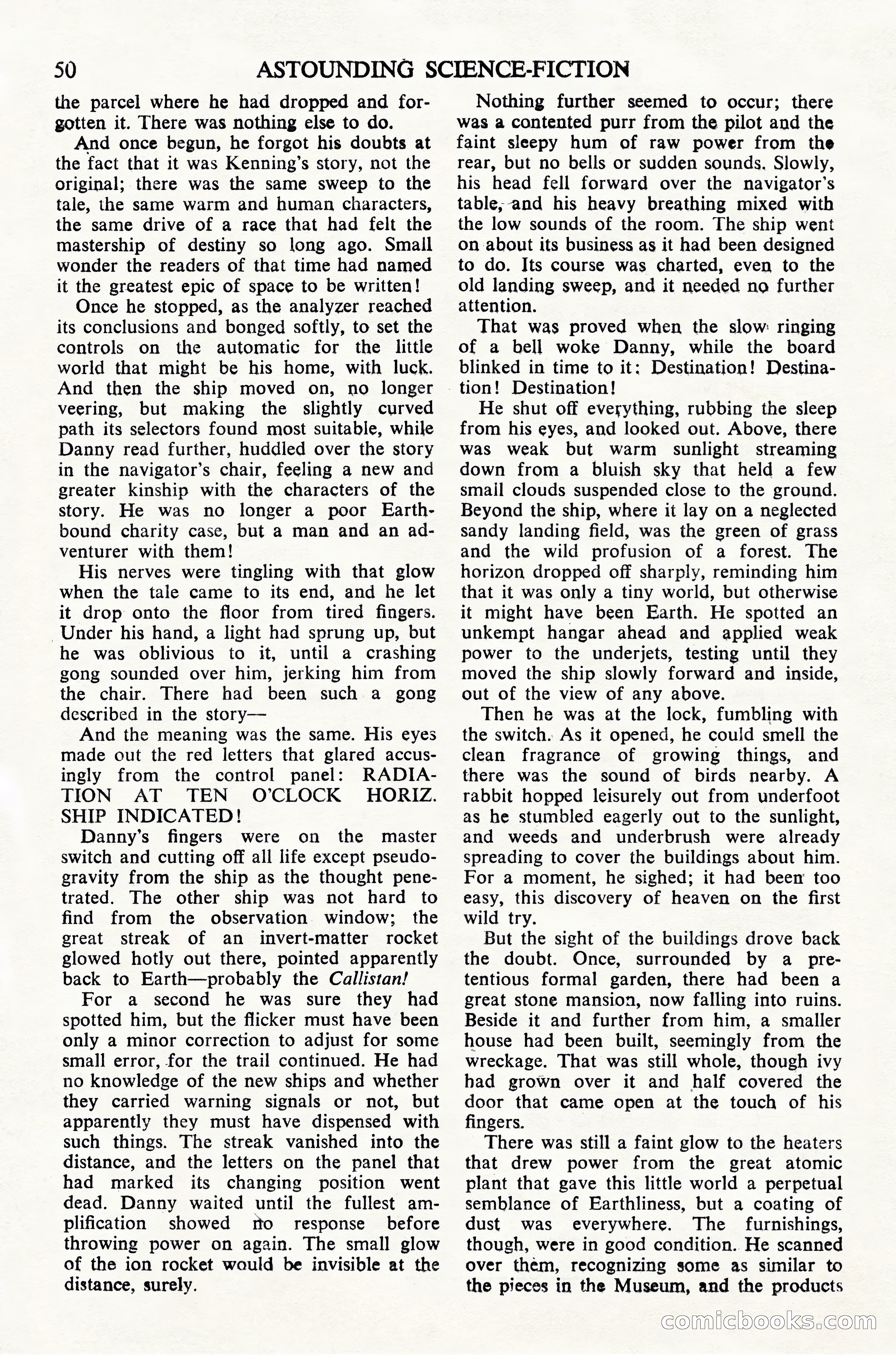 Astounding Science Fiction, British Edition — page 52 of 68