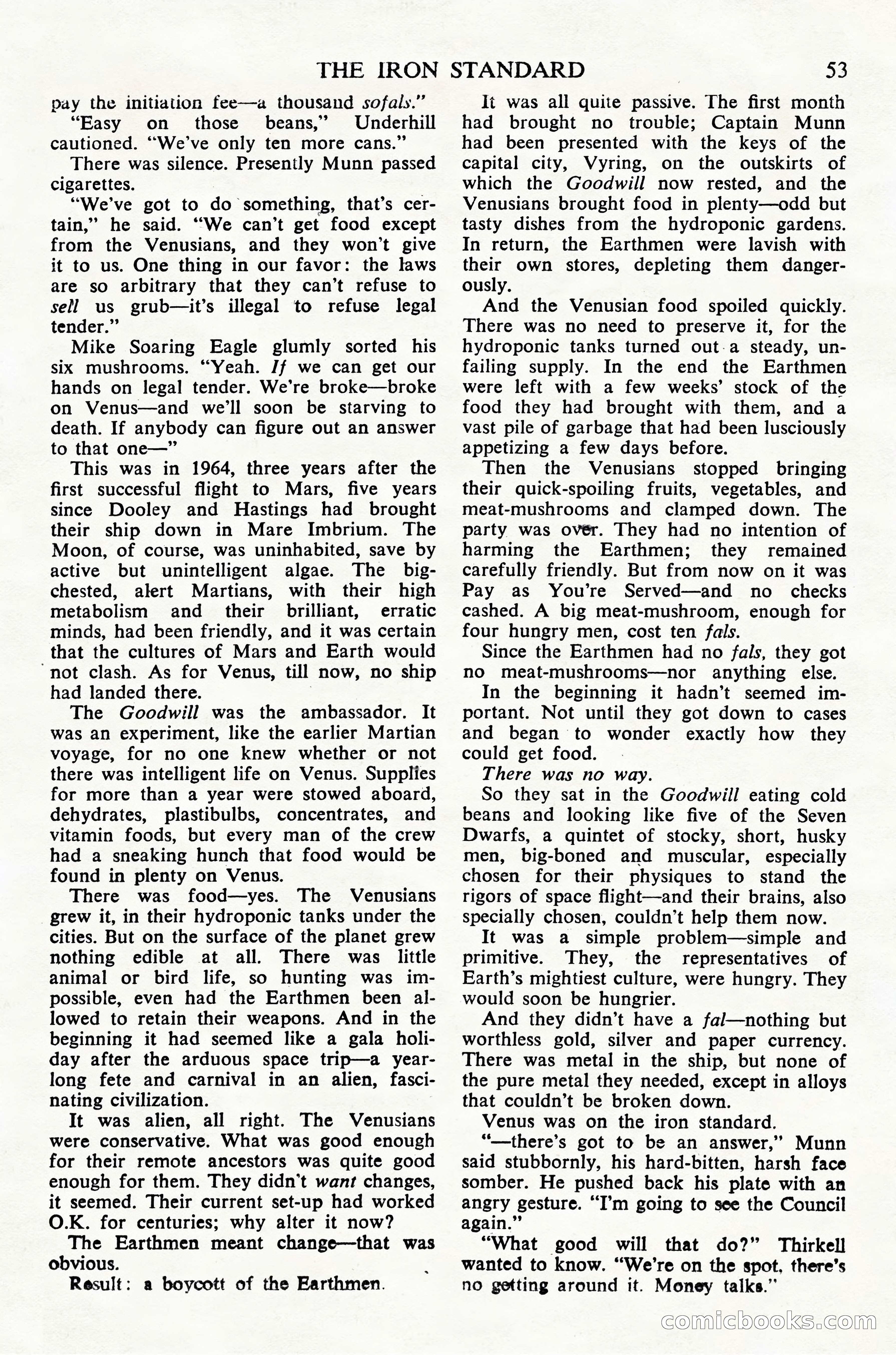 Astounding Science Fiction, British Edition — page 55 of 68