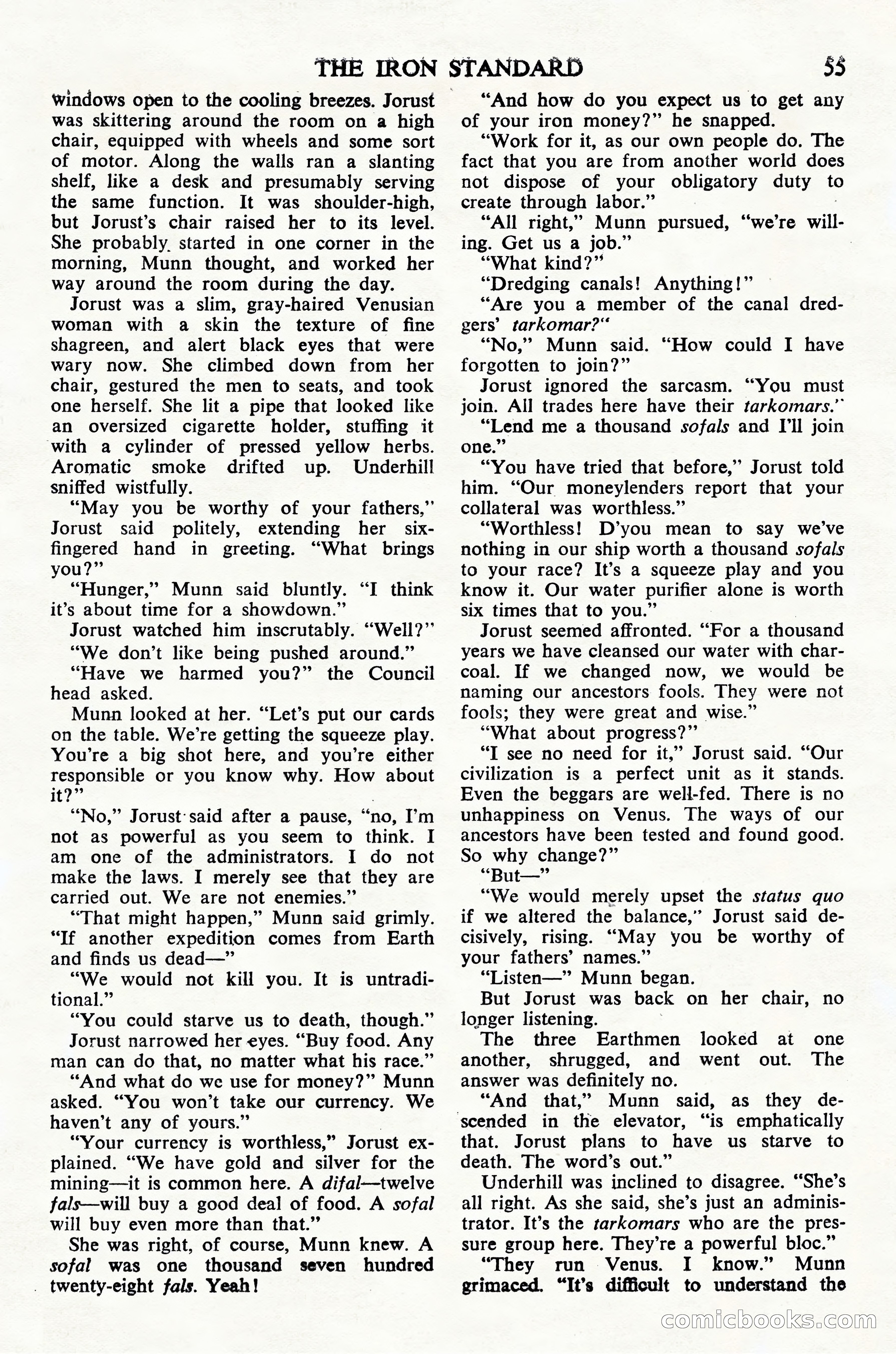 Astounding Science Fiction, British Edition — page 57 of 68