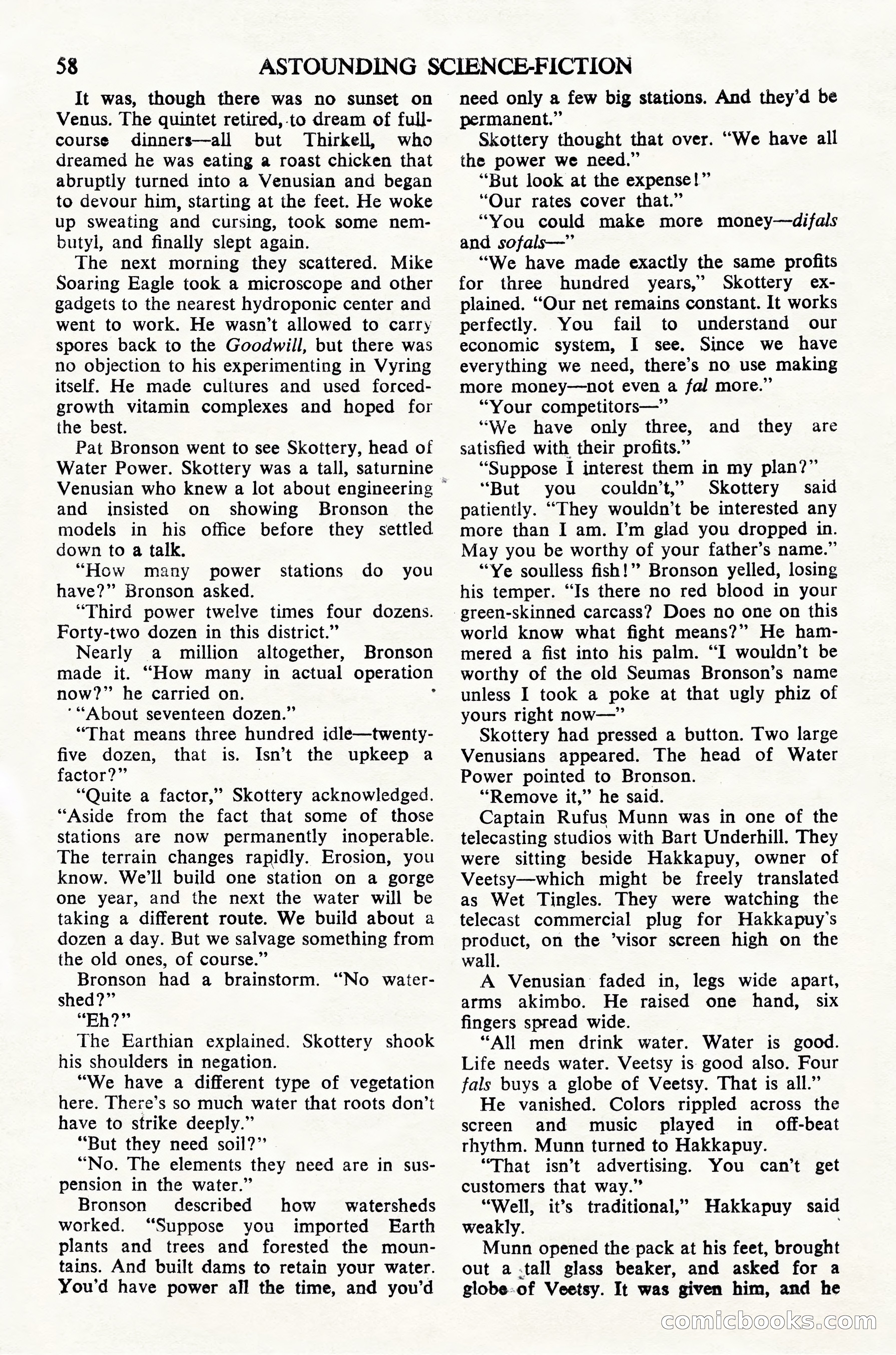 Astounding Science Fiction, British Edition — page 60 of 68